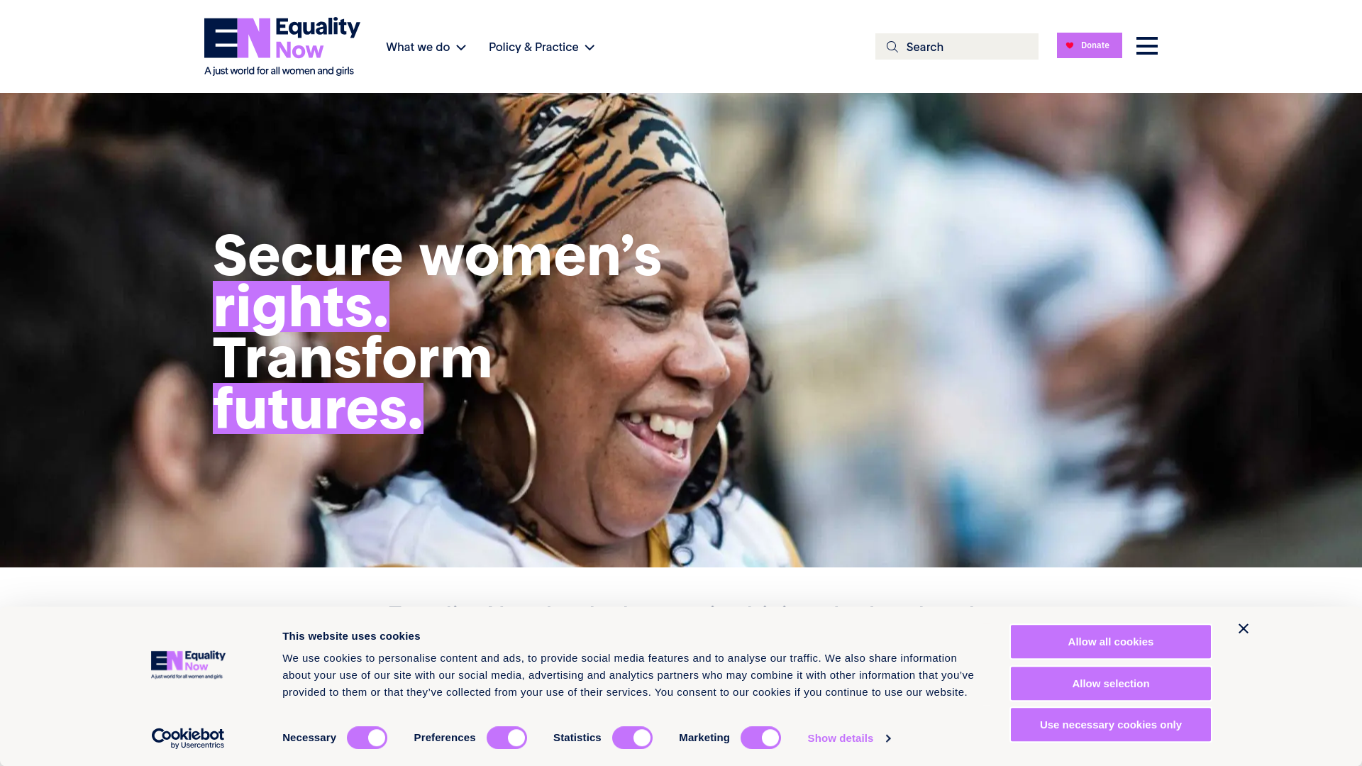 Website screenshot