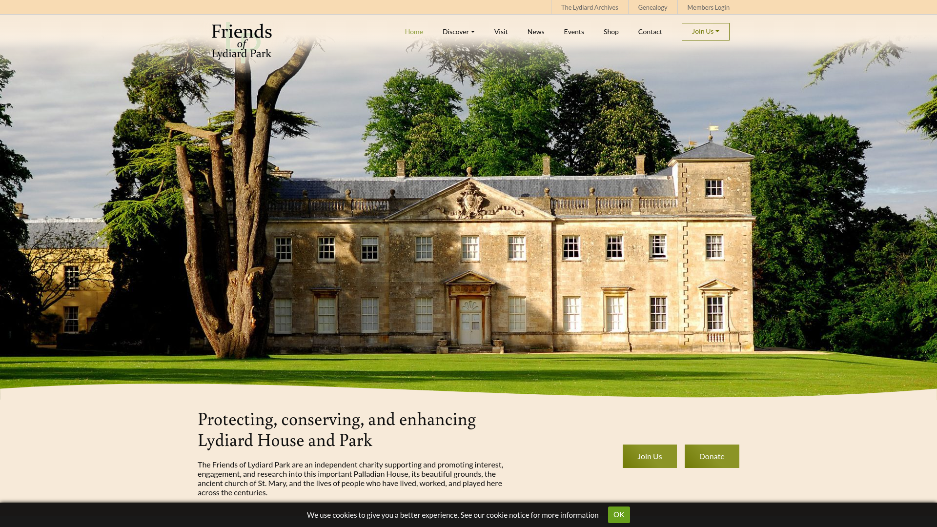 Website screenshot
