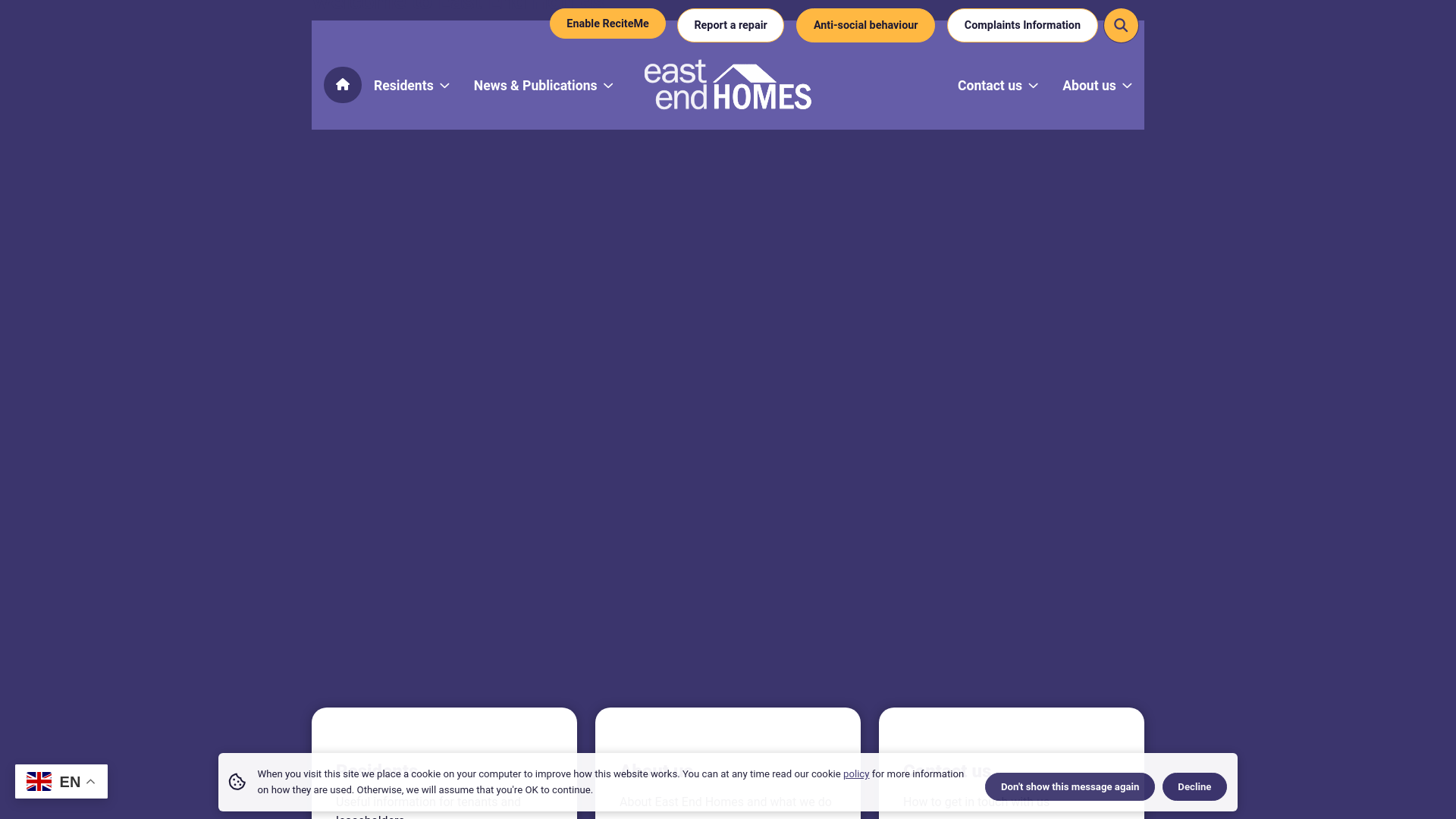 Website screenshot