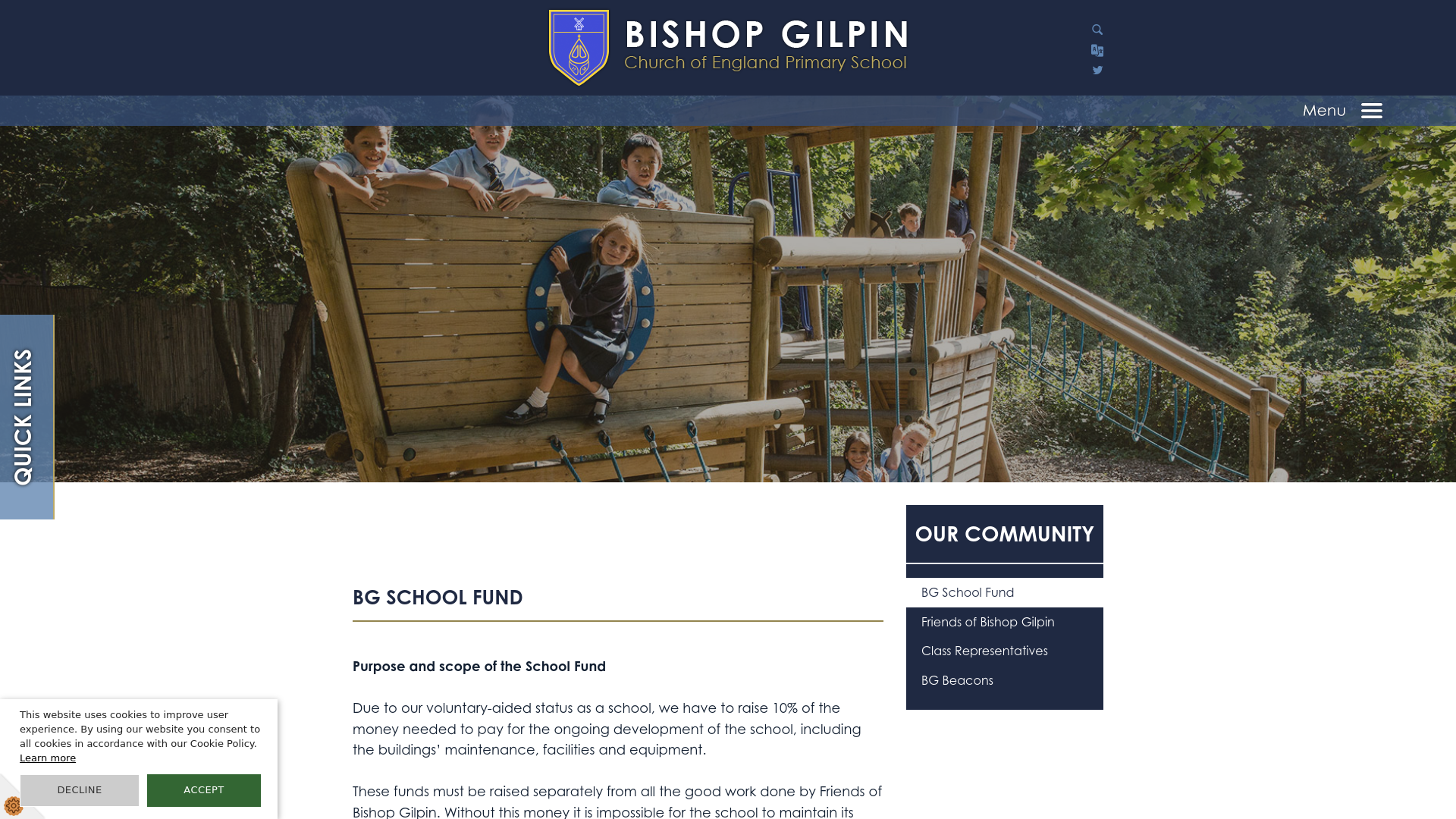 Website screenshot
