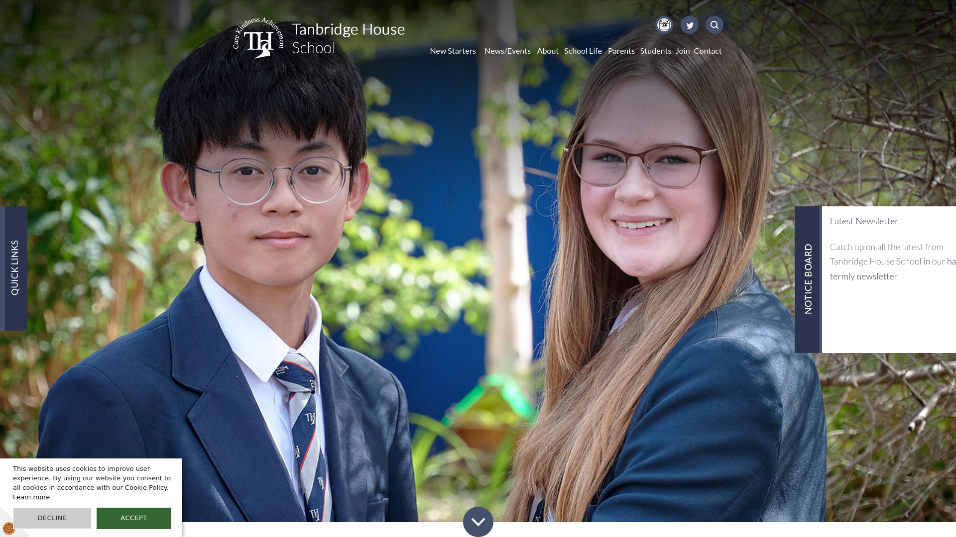 Website screenshot