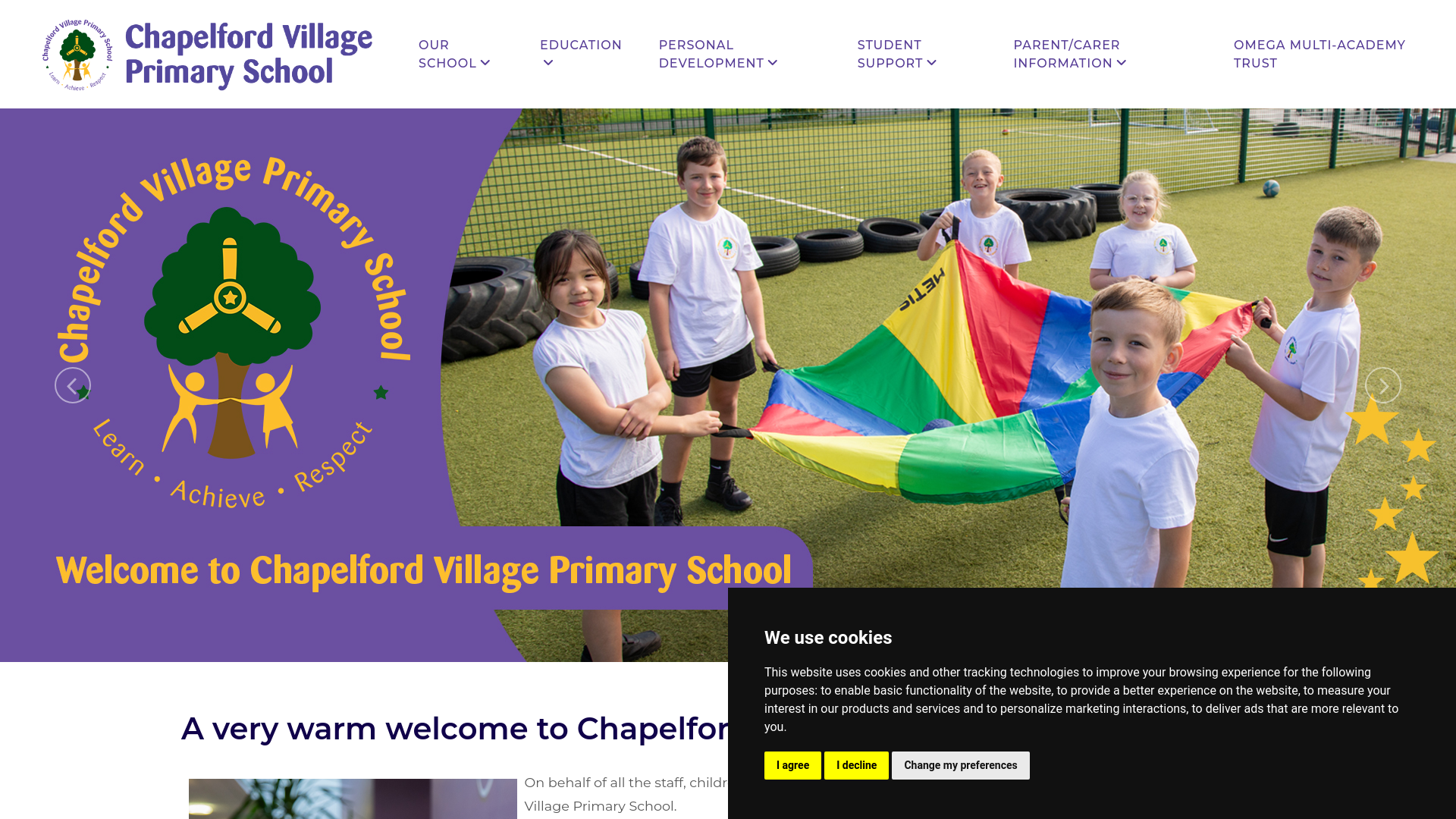 Website screenshot