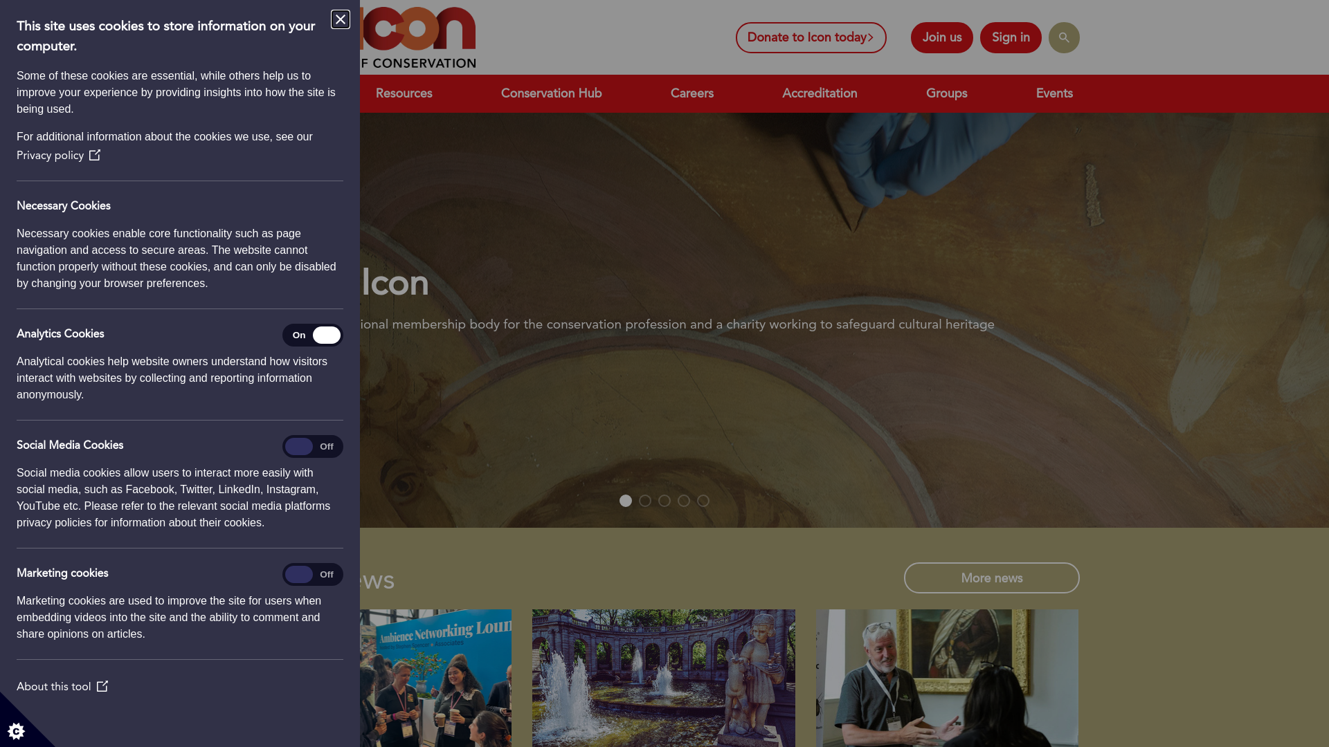 Website screenshot