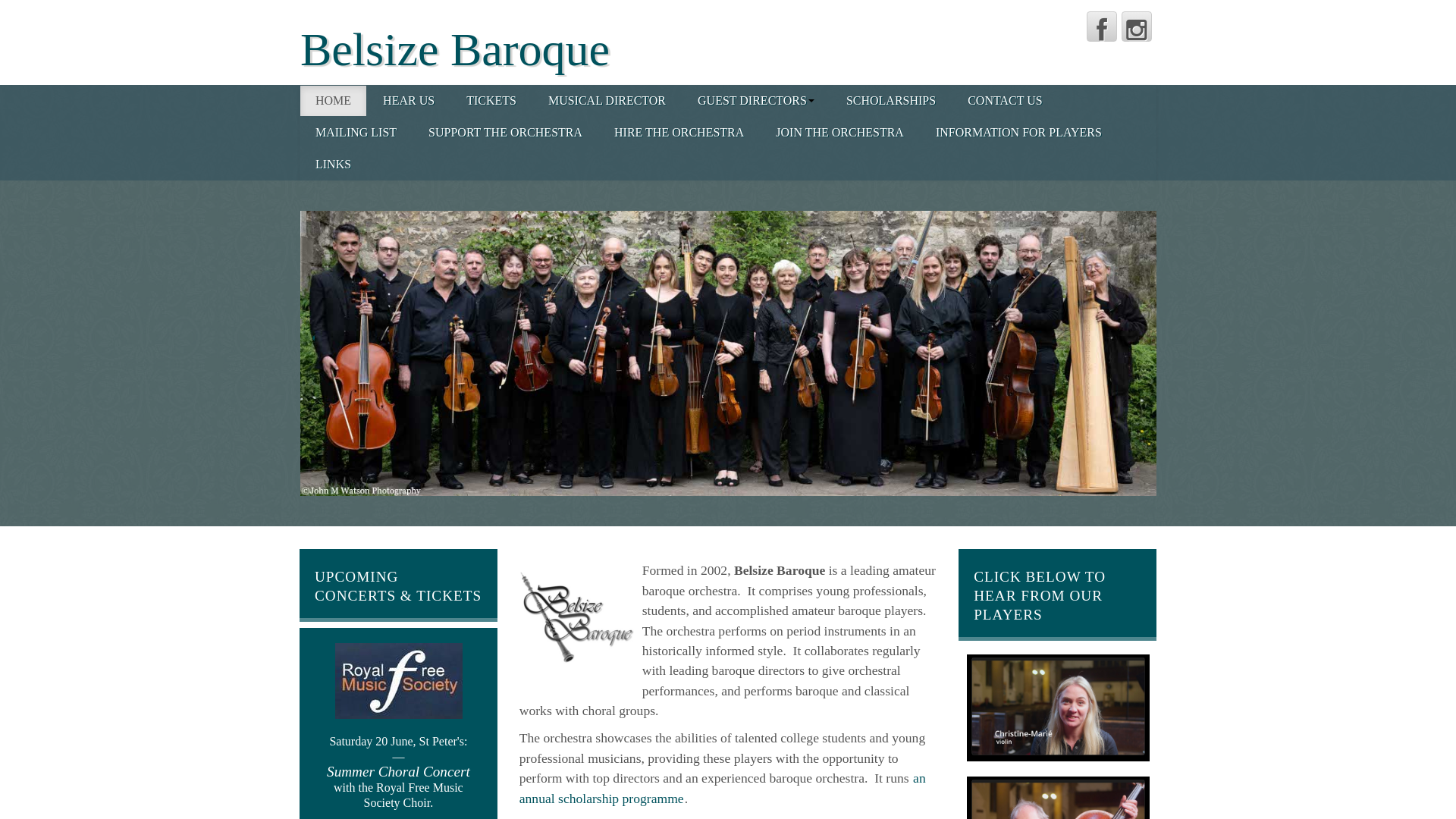 Website screenshot
