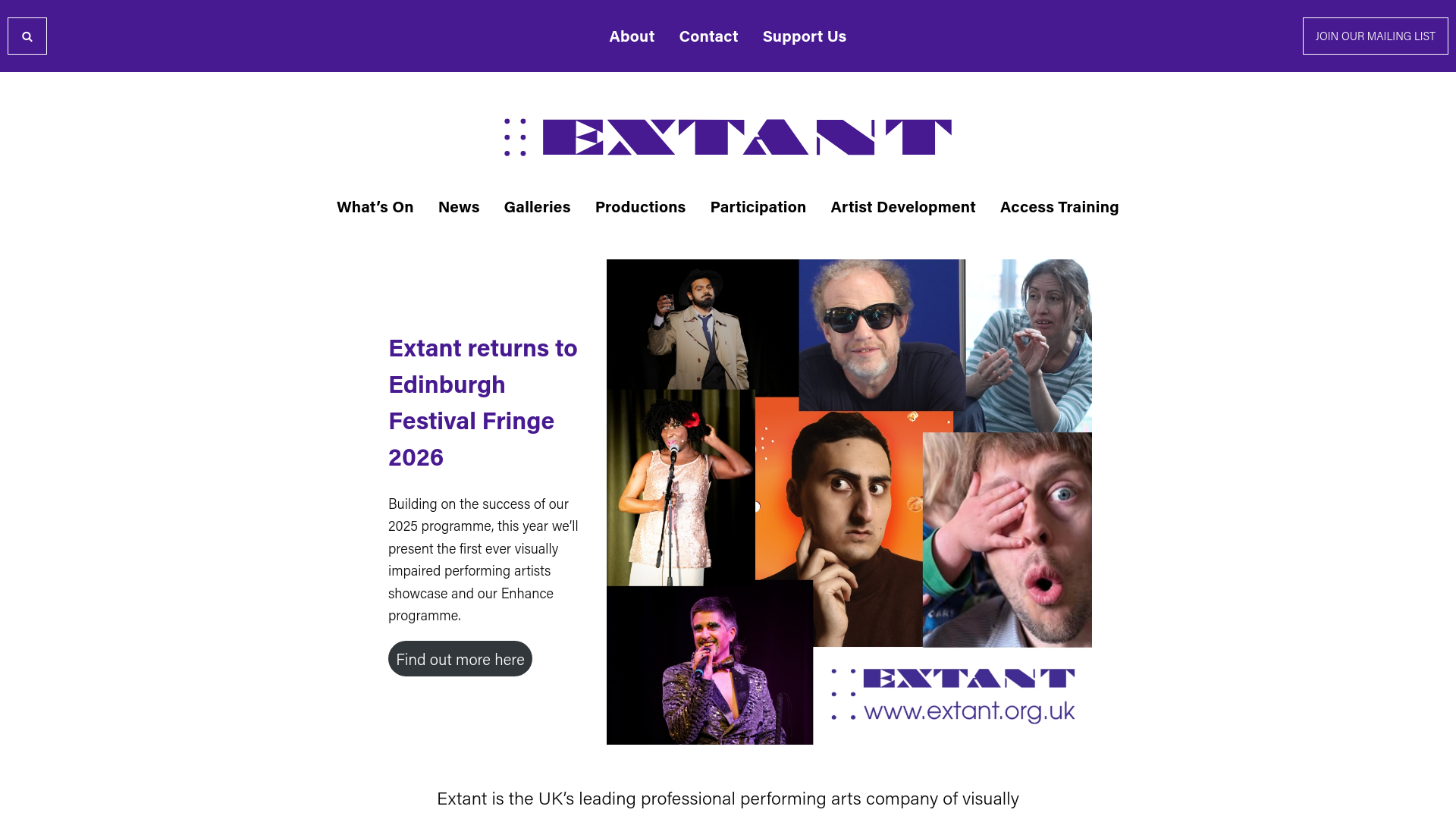 Website screenshot