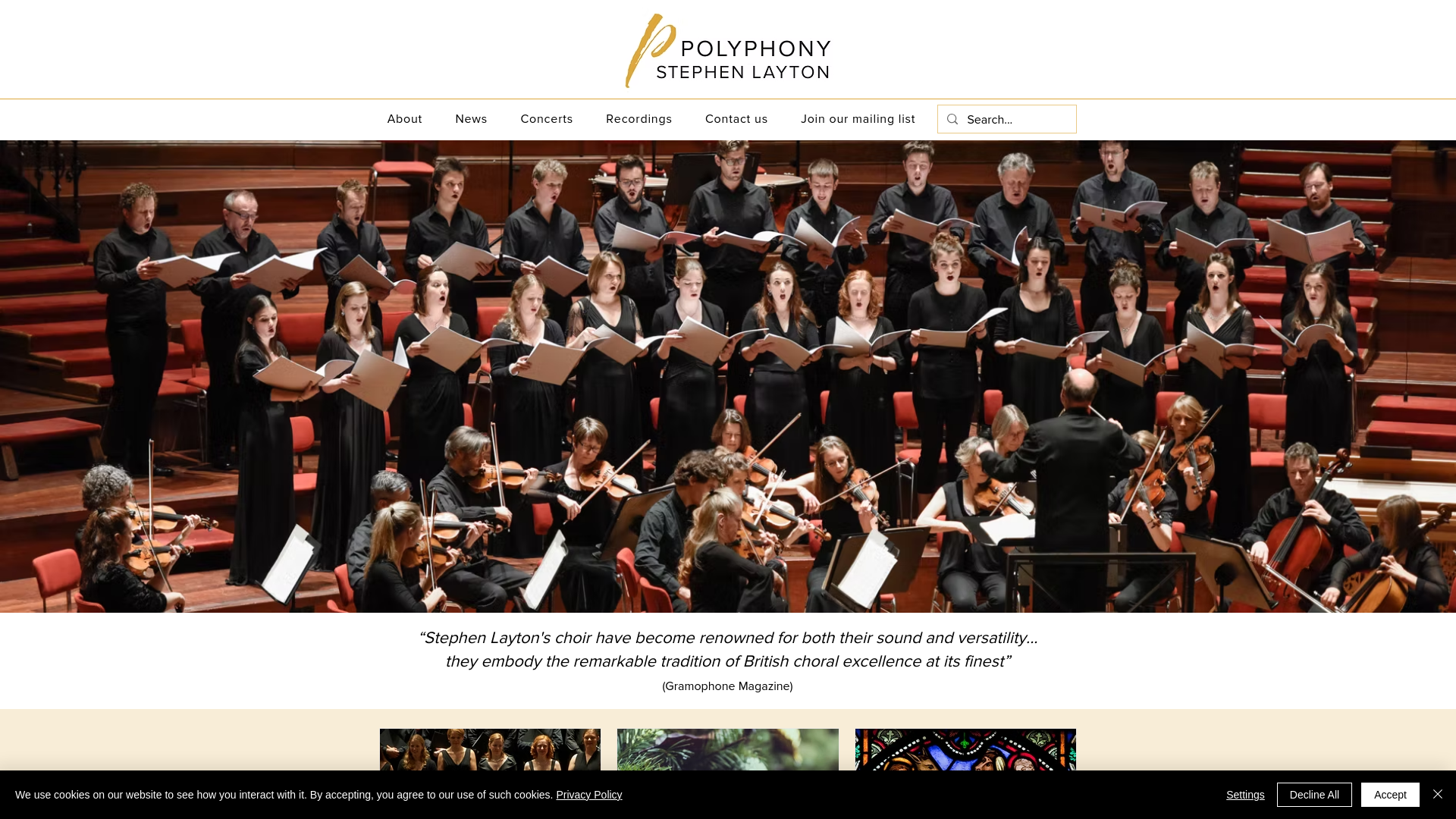 Website screenshot