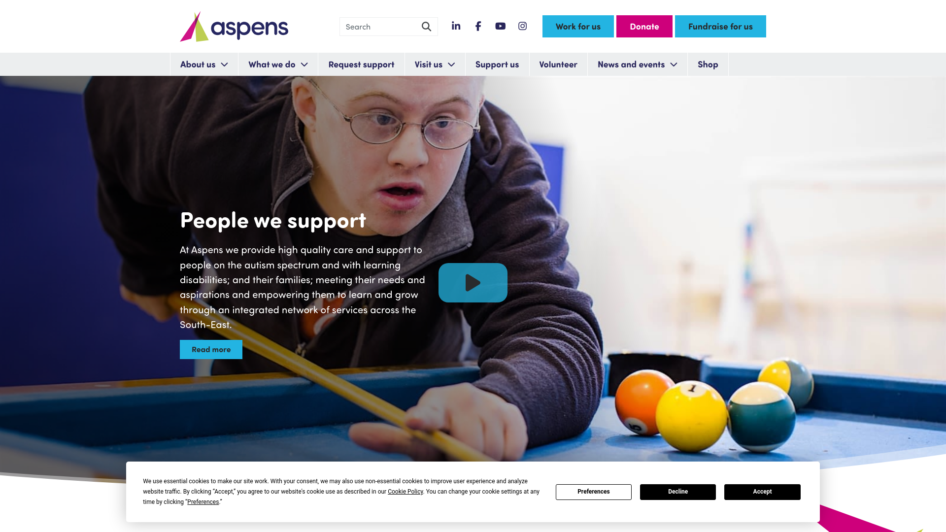 Website screenshot
