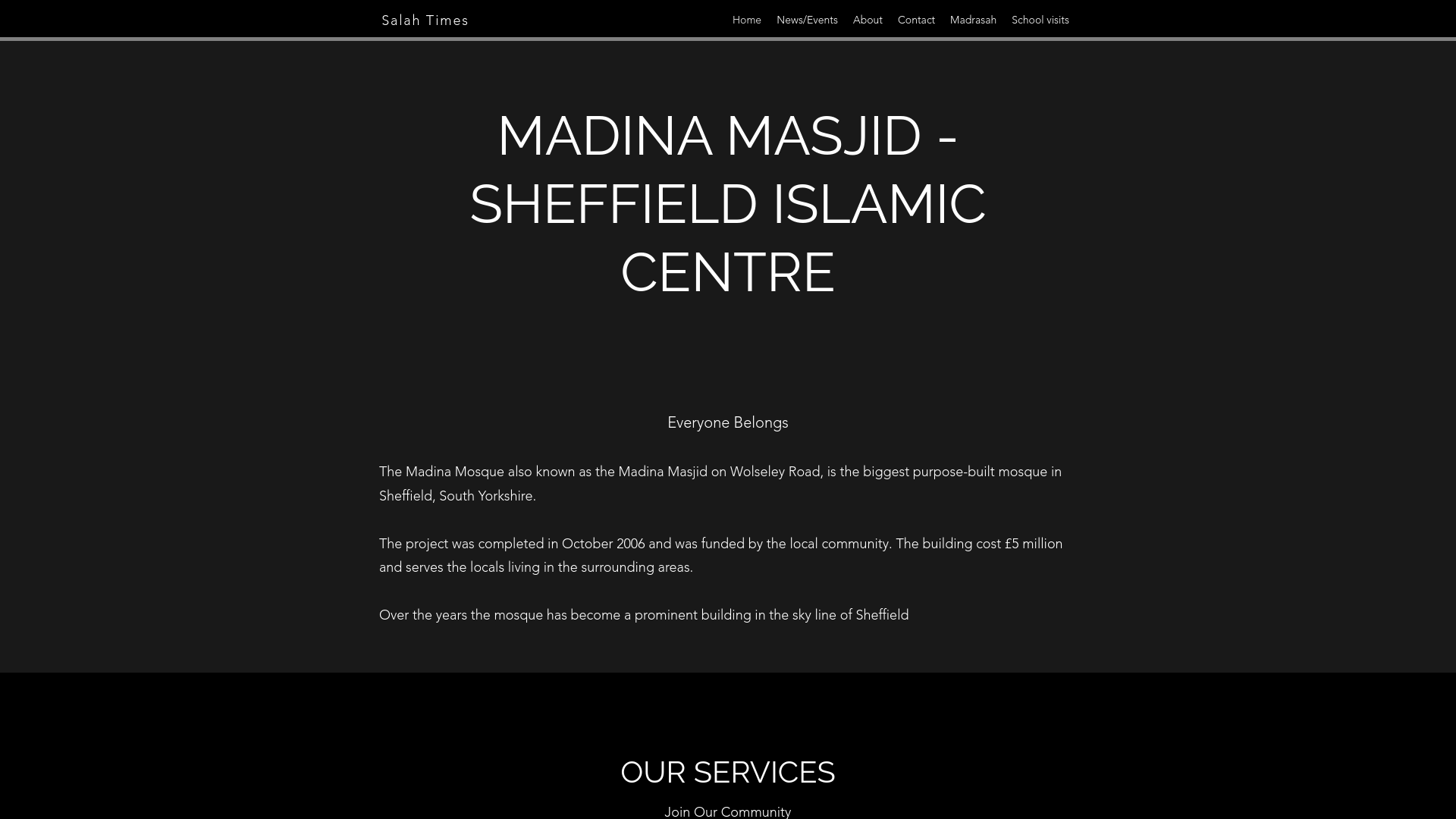 Website screenshot