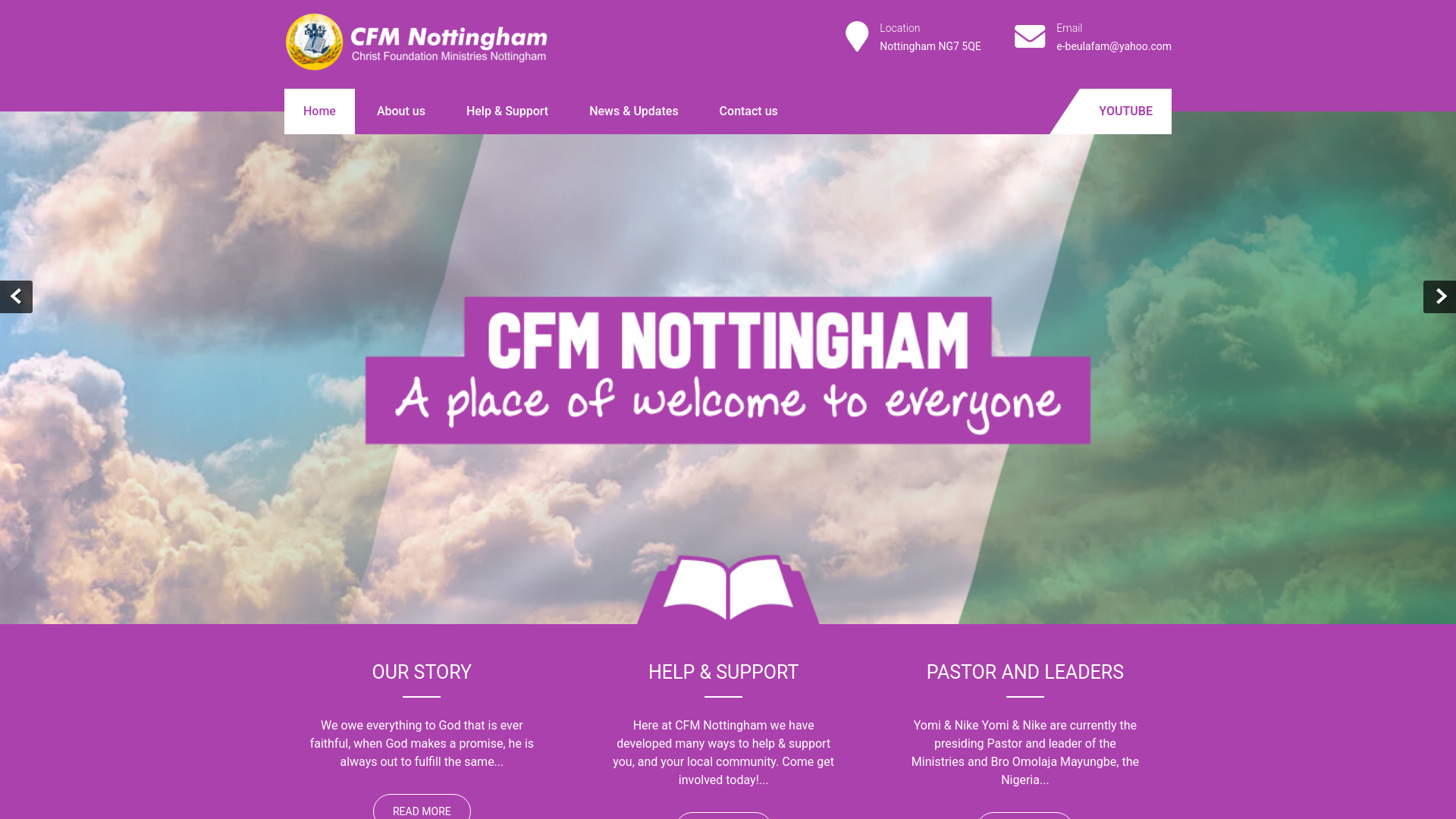 Website screenshot