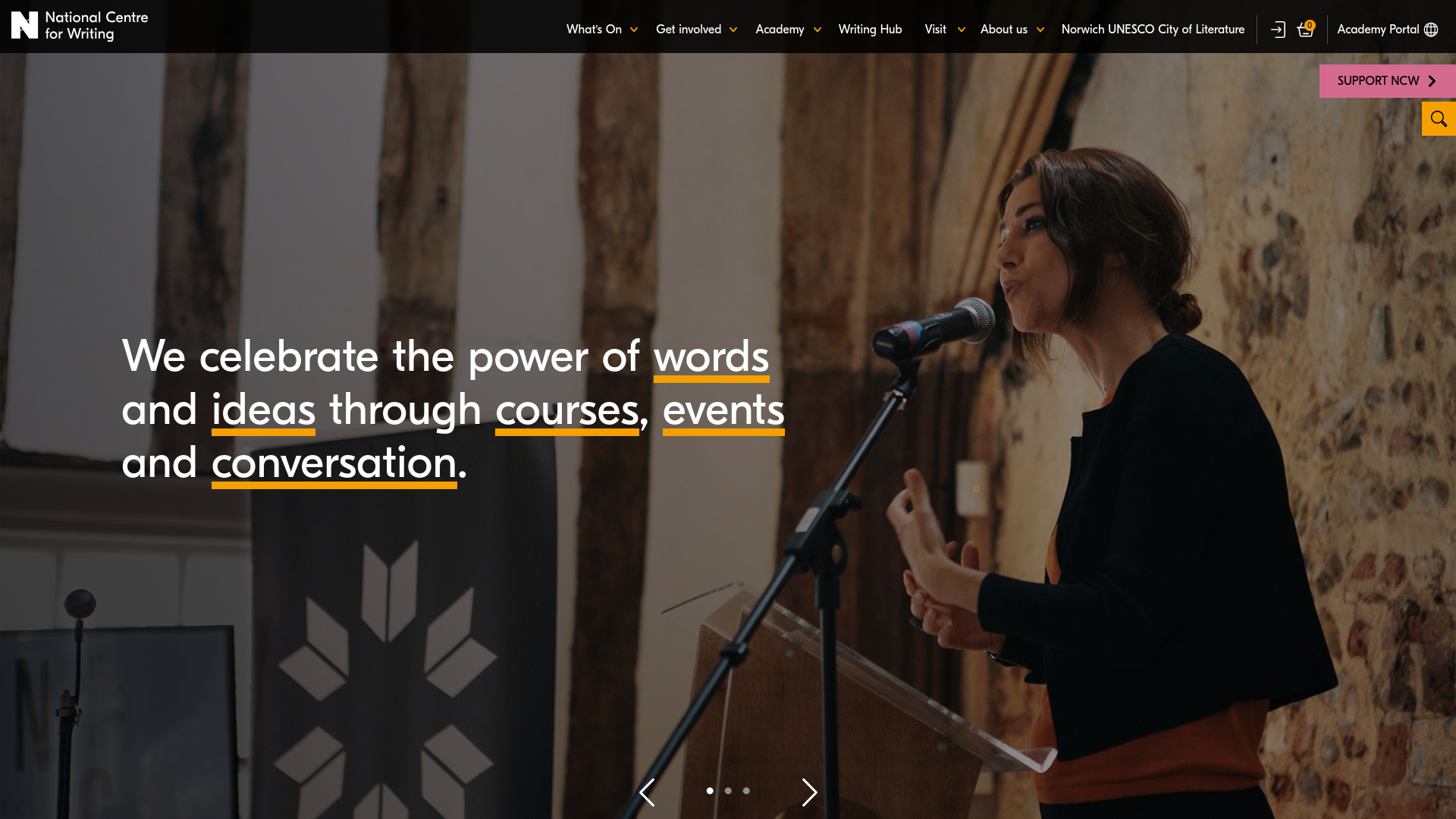 Website screenshot