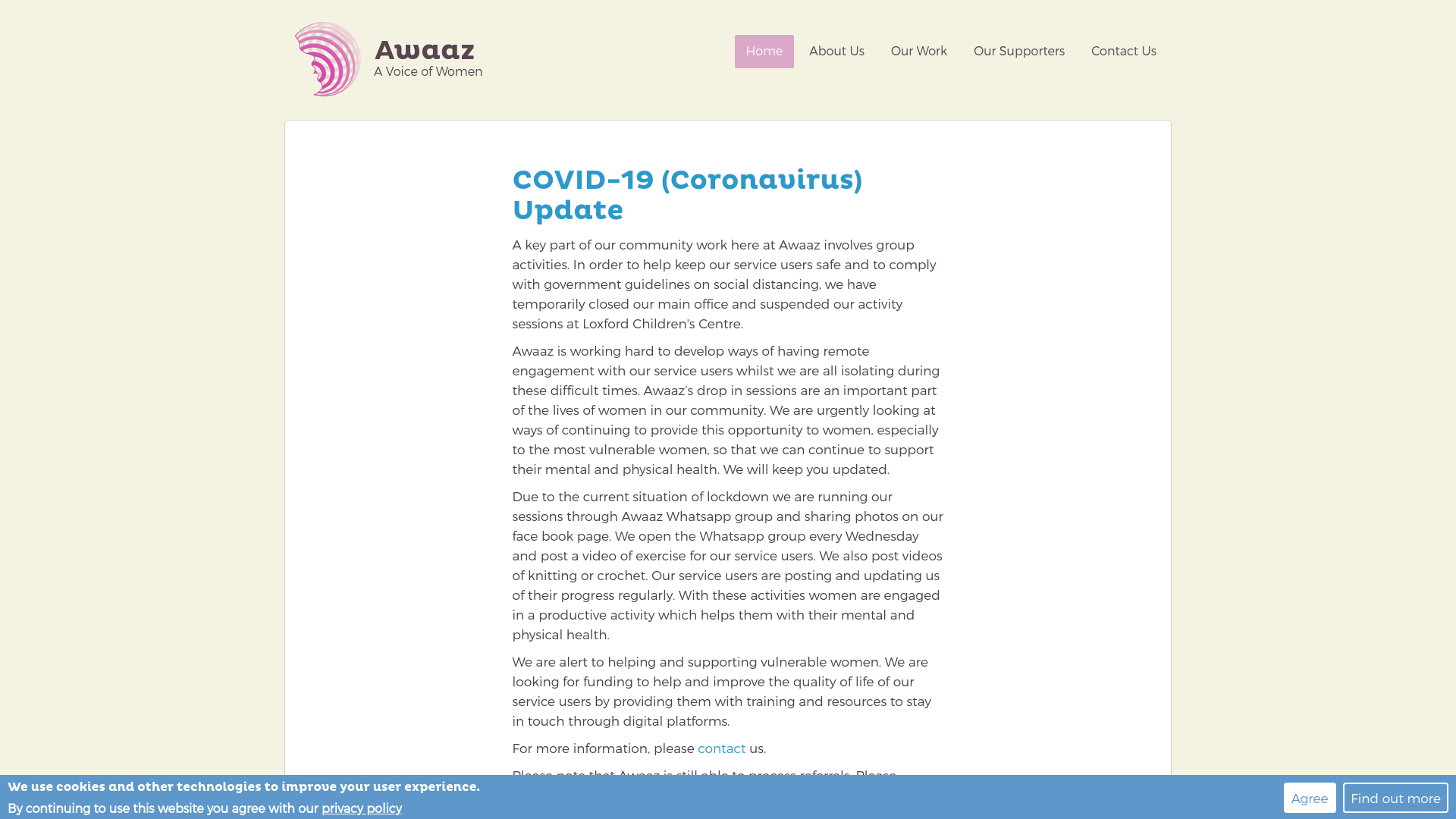 Website screenshot