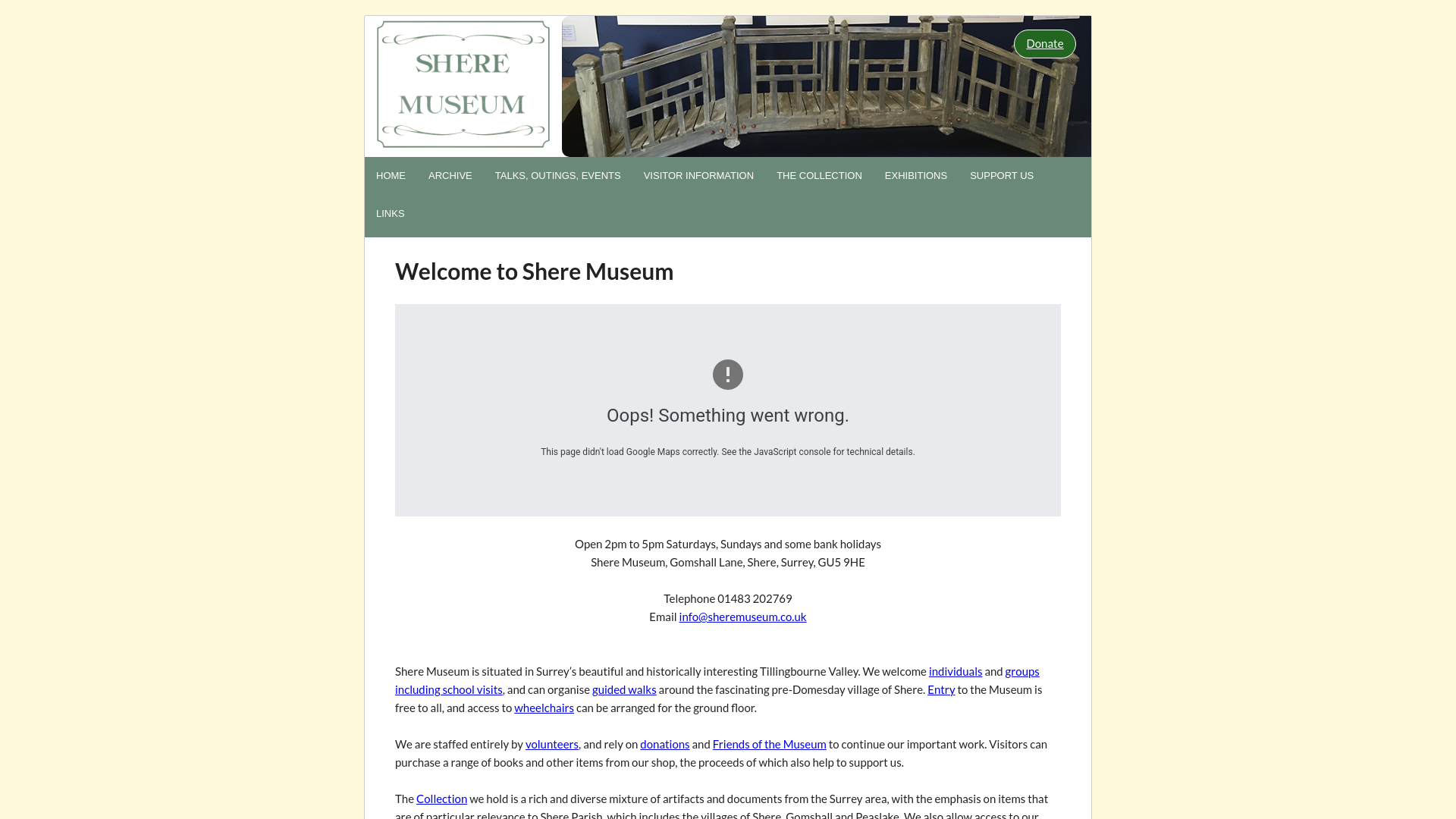 Website screenshot