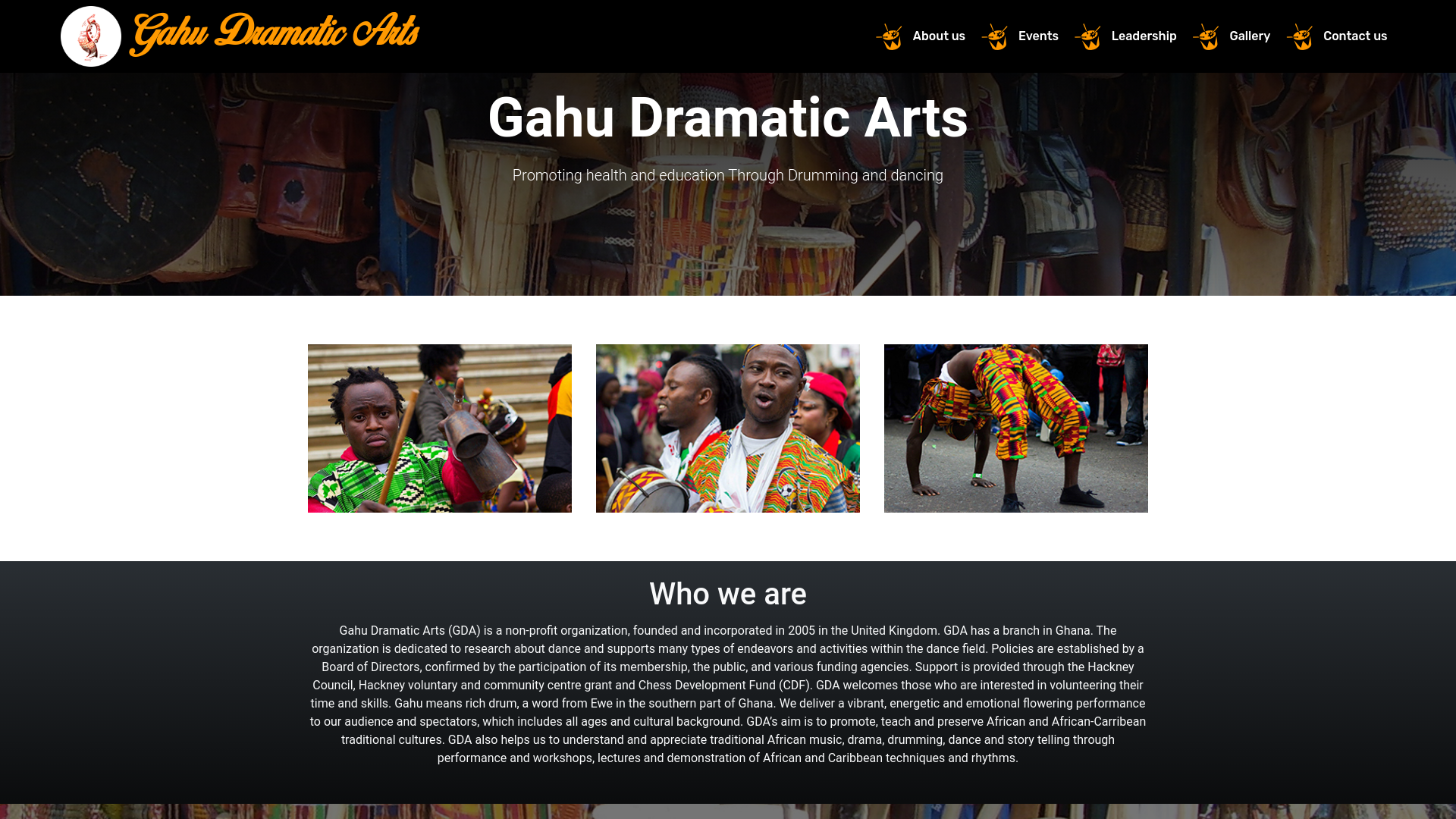 Website screenshot