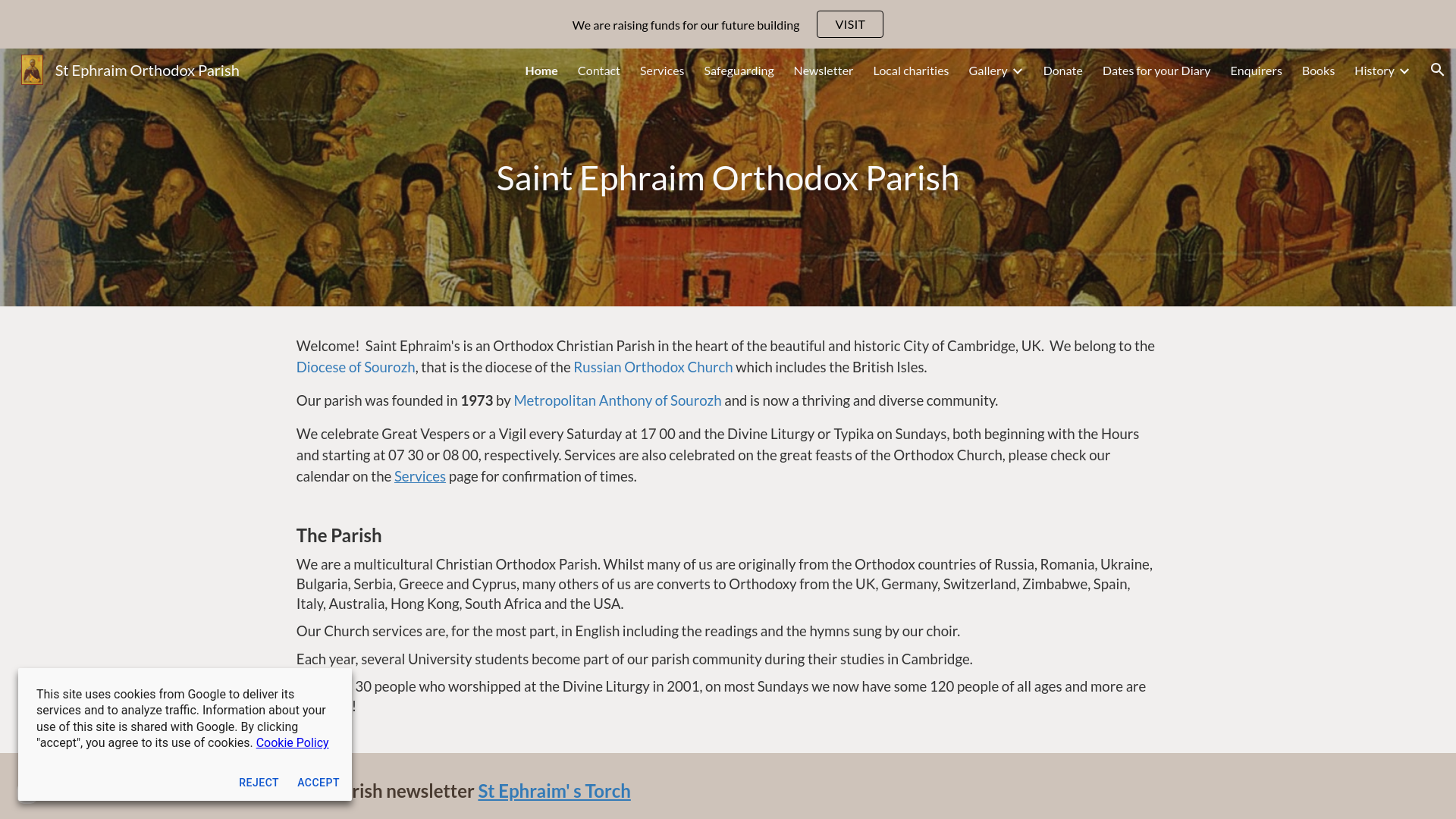 Website screenshot