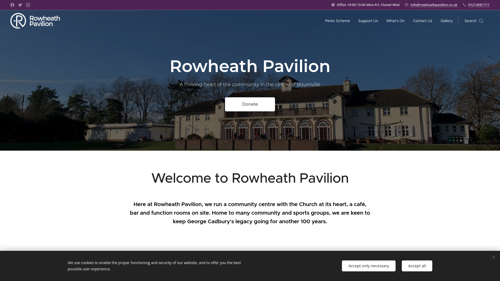 Website screenshot