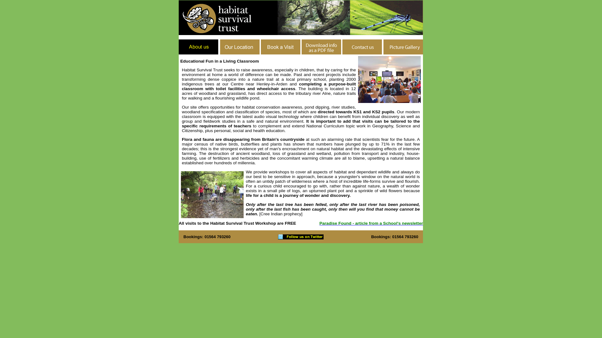 Website screenshot