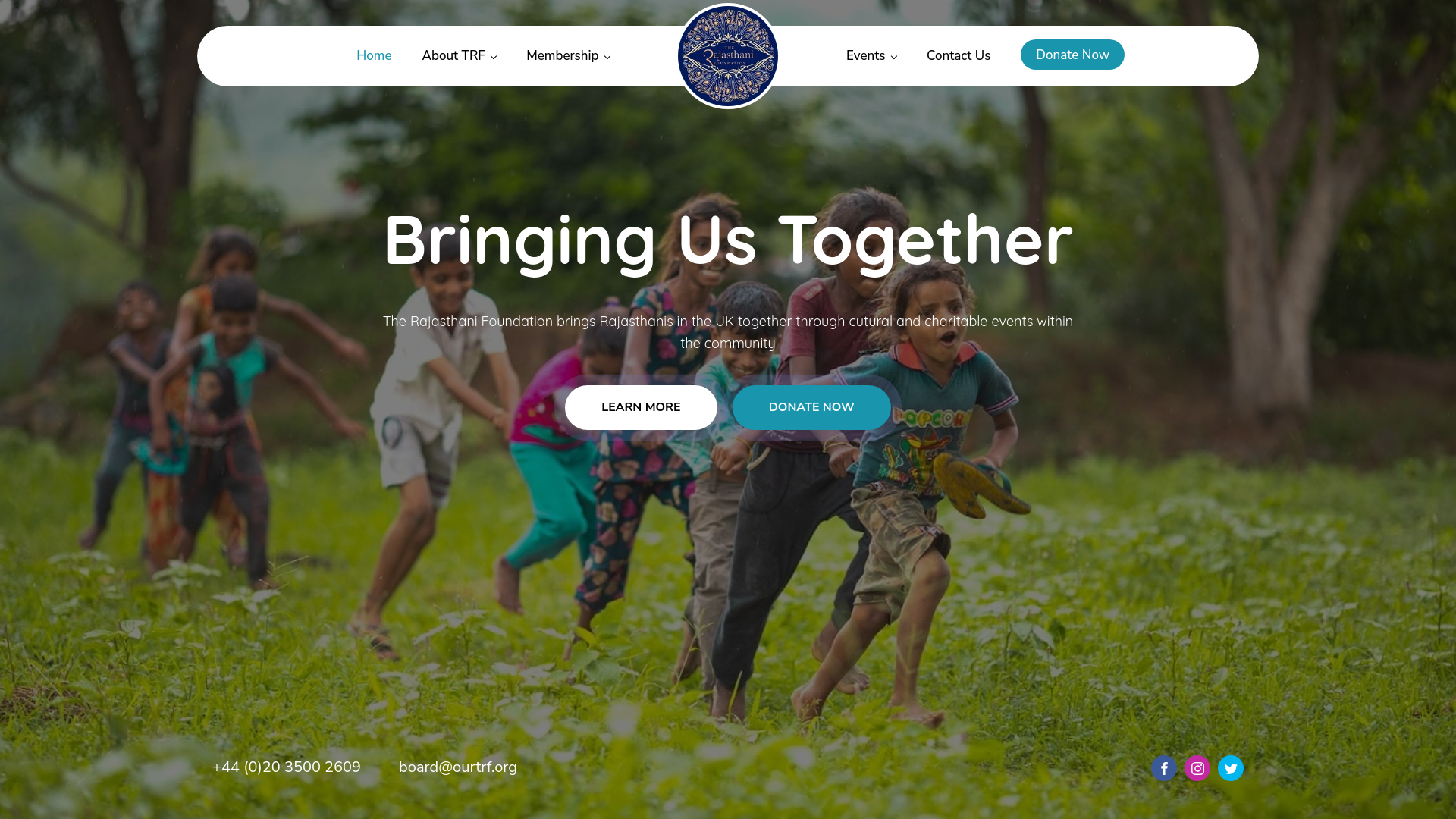 Website screenshot