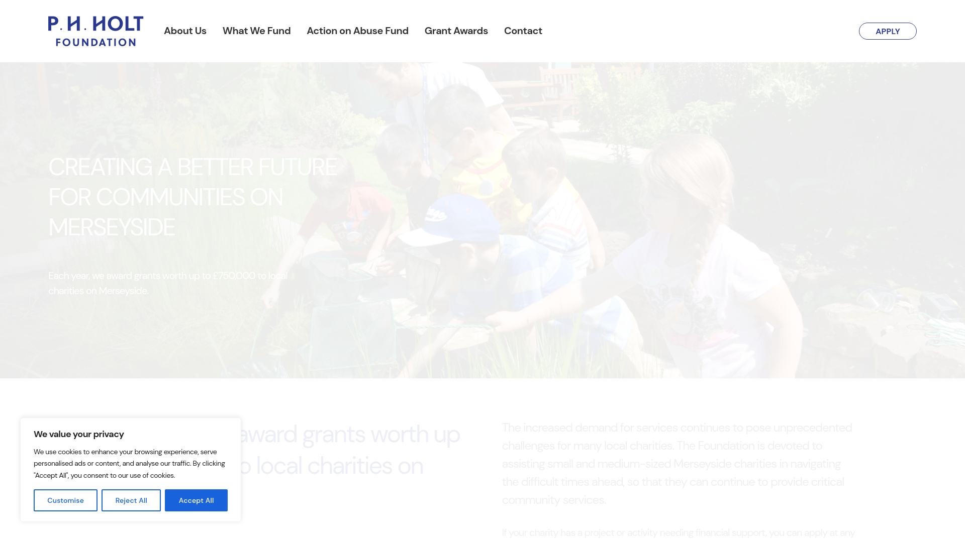 Website screenshot