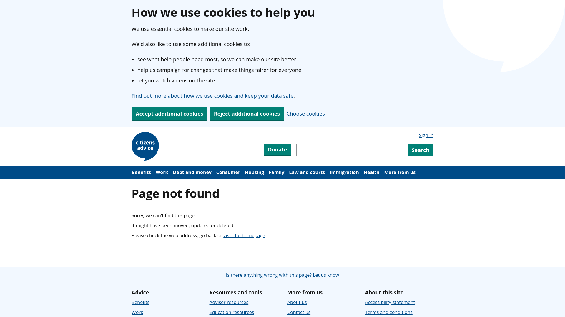 Website screenshot
