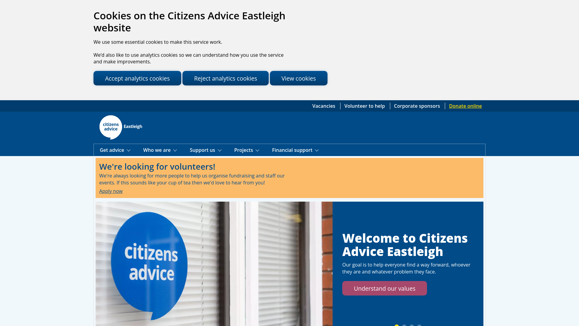 Website screenshot