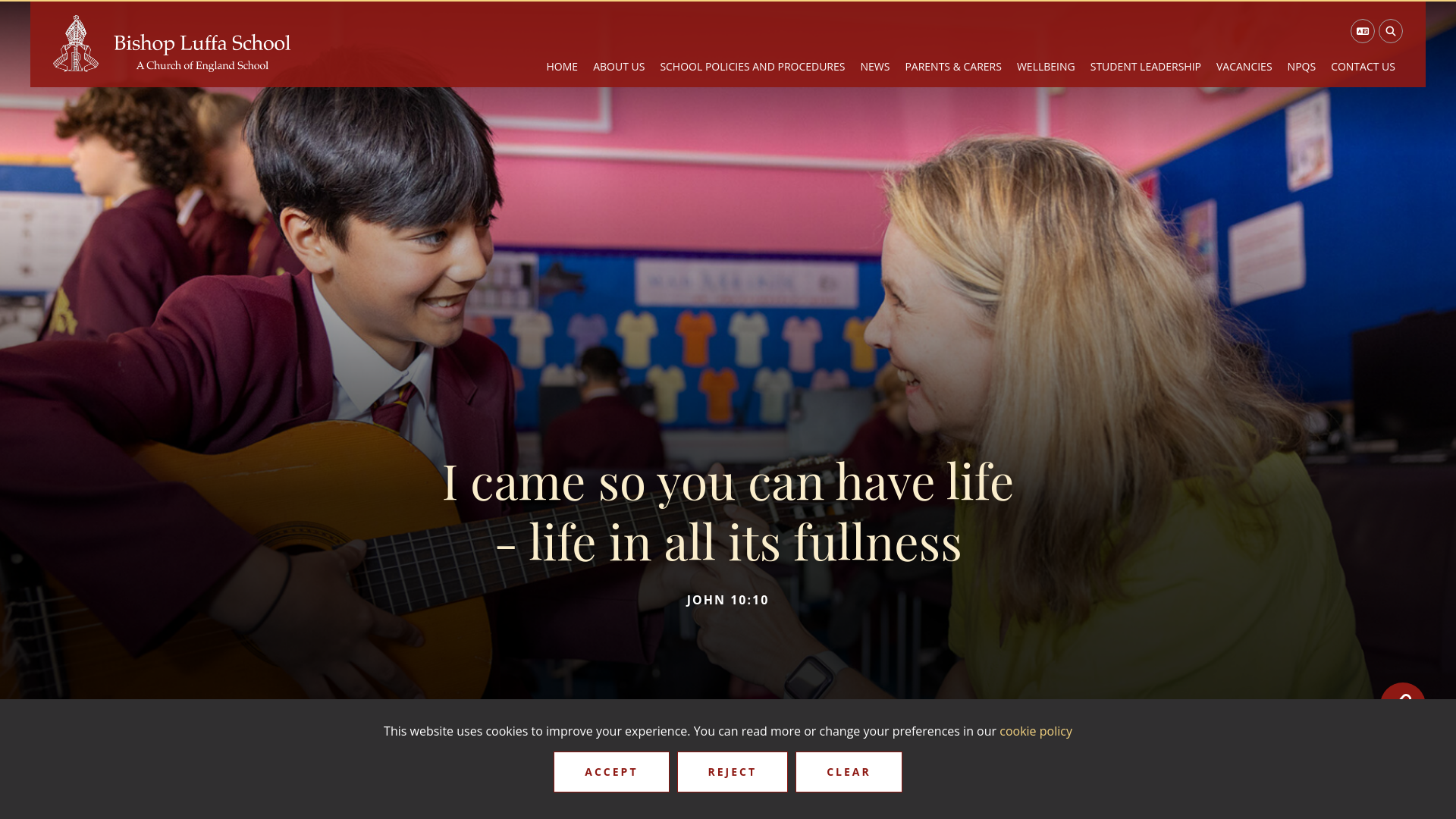 Website screenshot