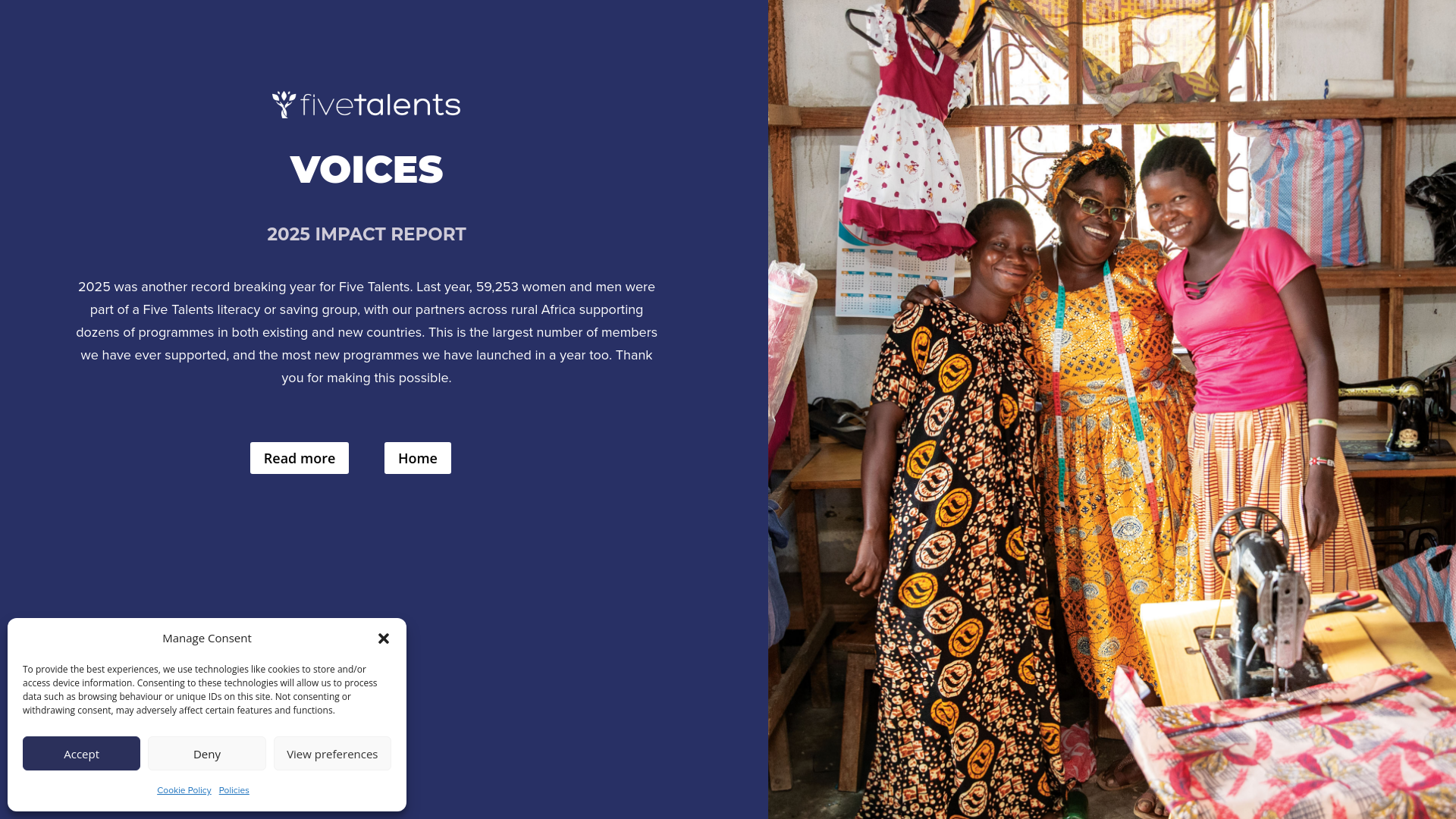 Website screenshot