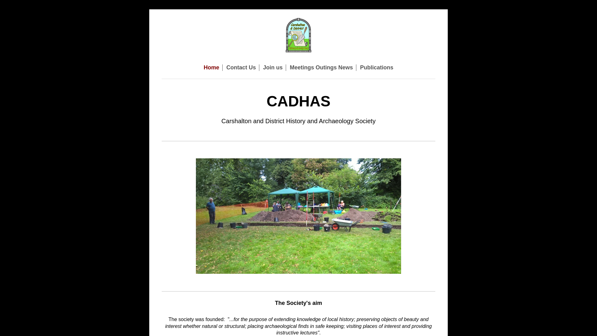 Website screenshot