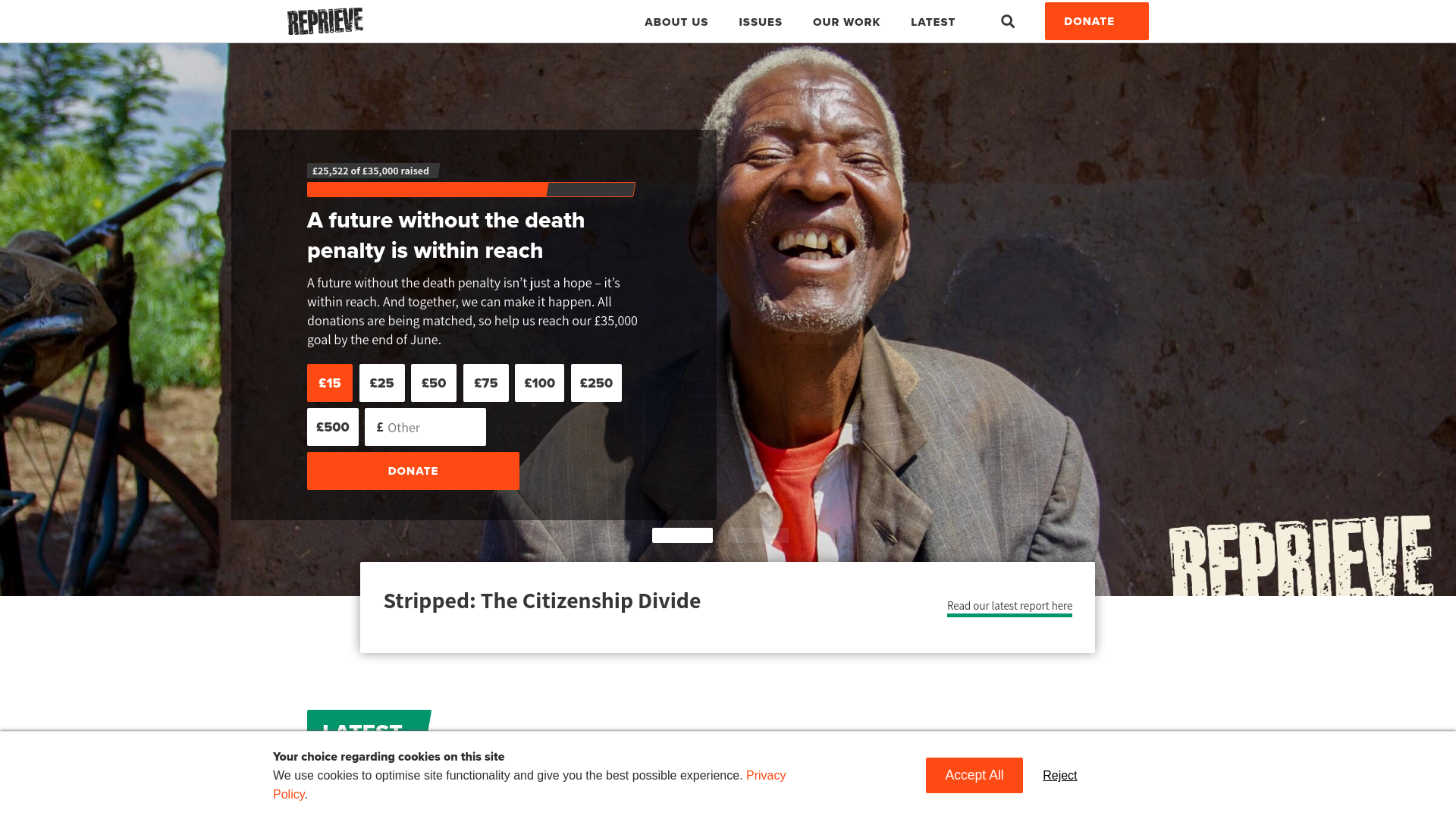 Website screenshot