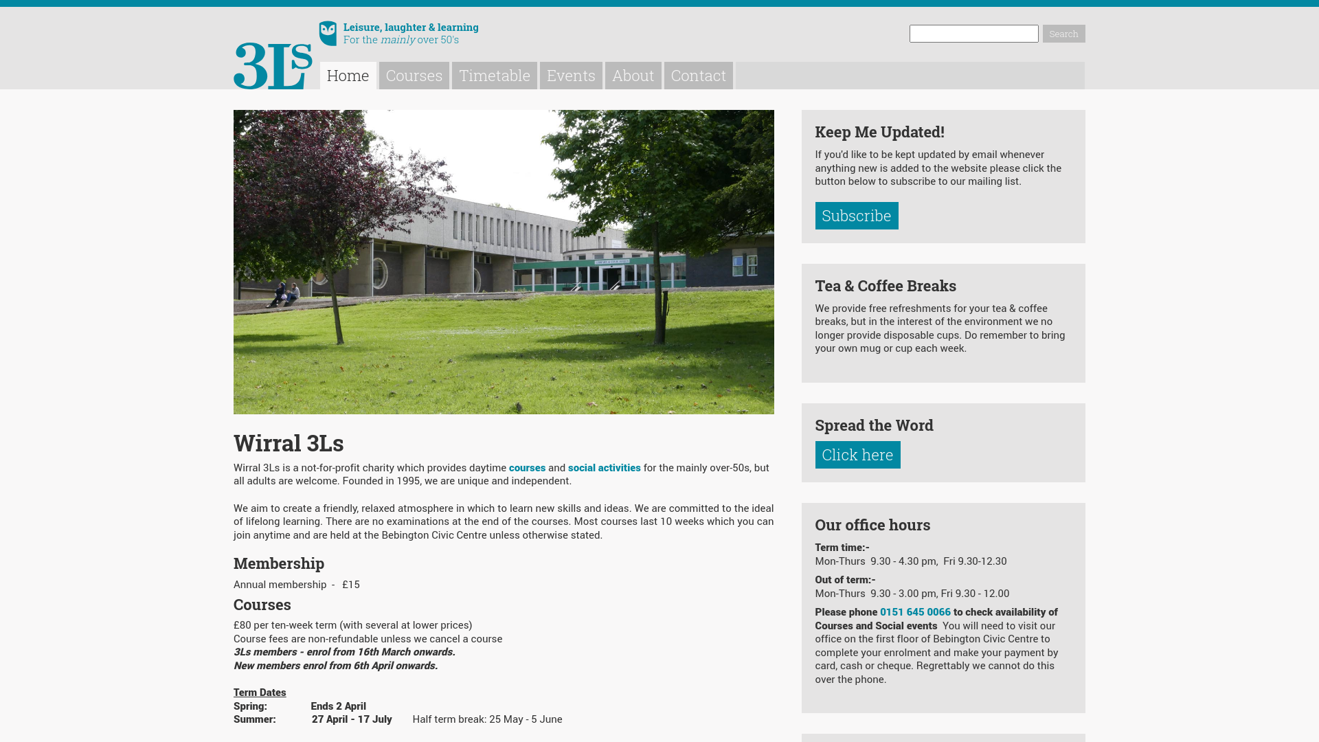Website screenshot