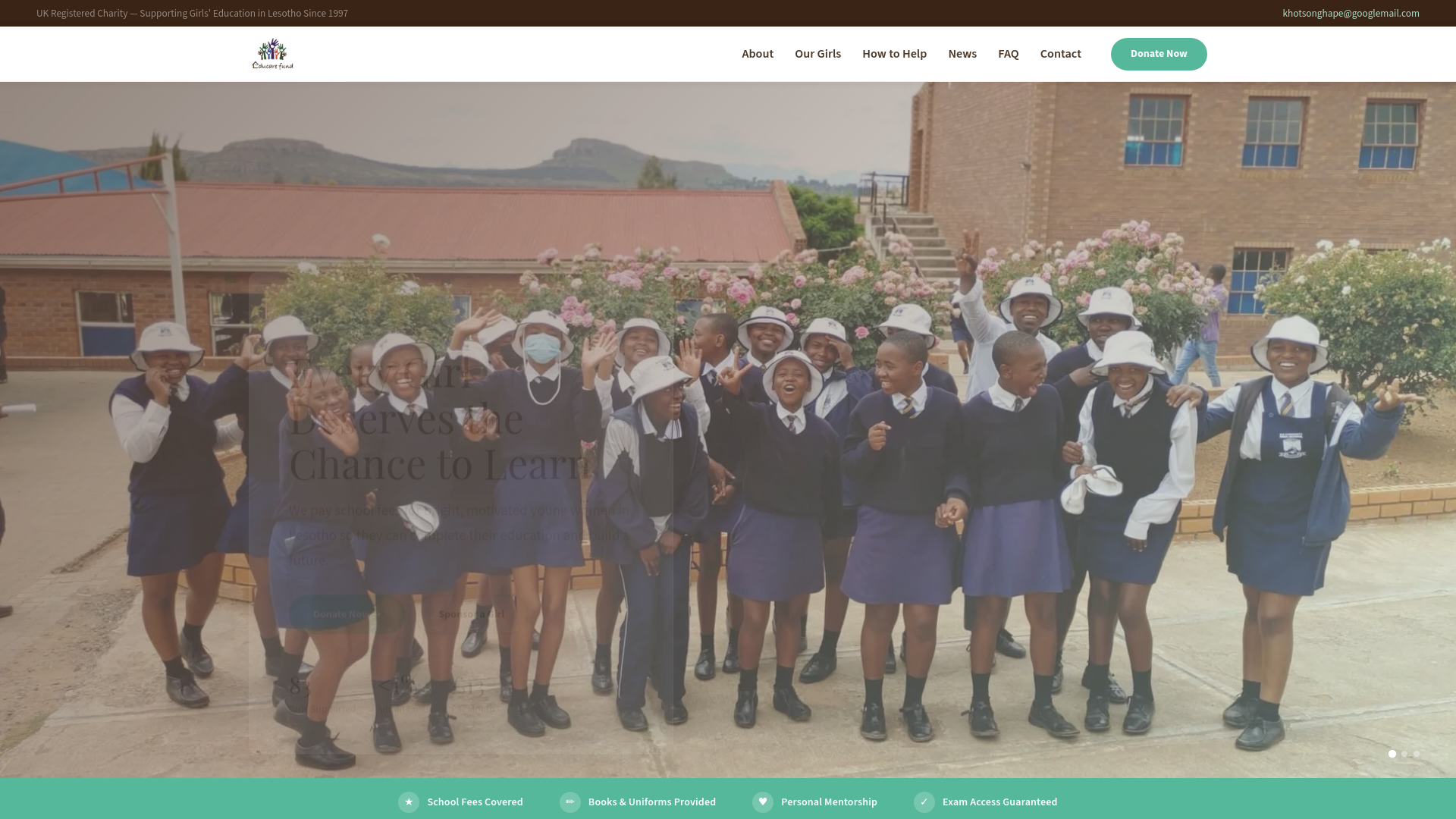 Website screenshot