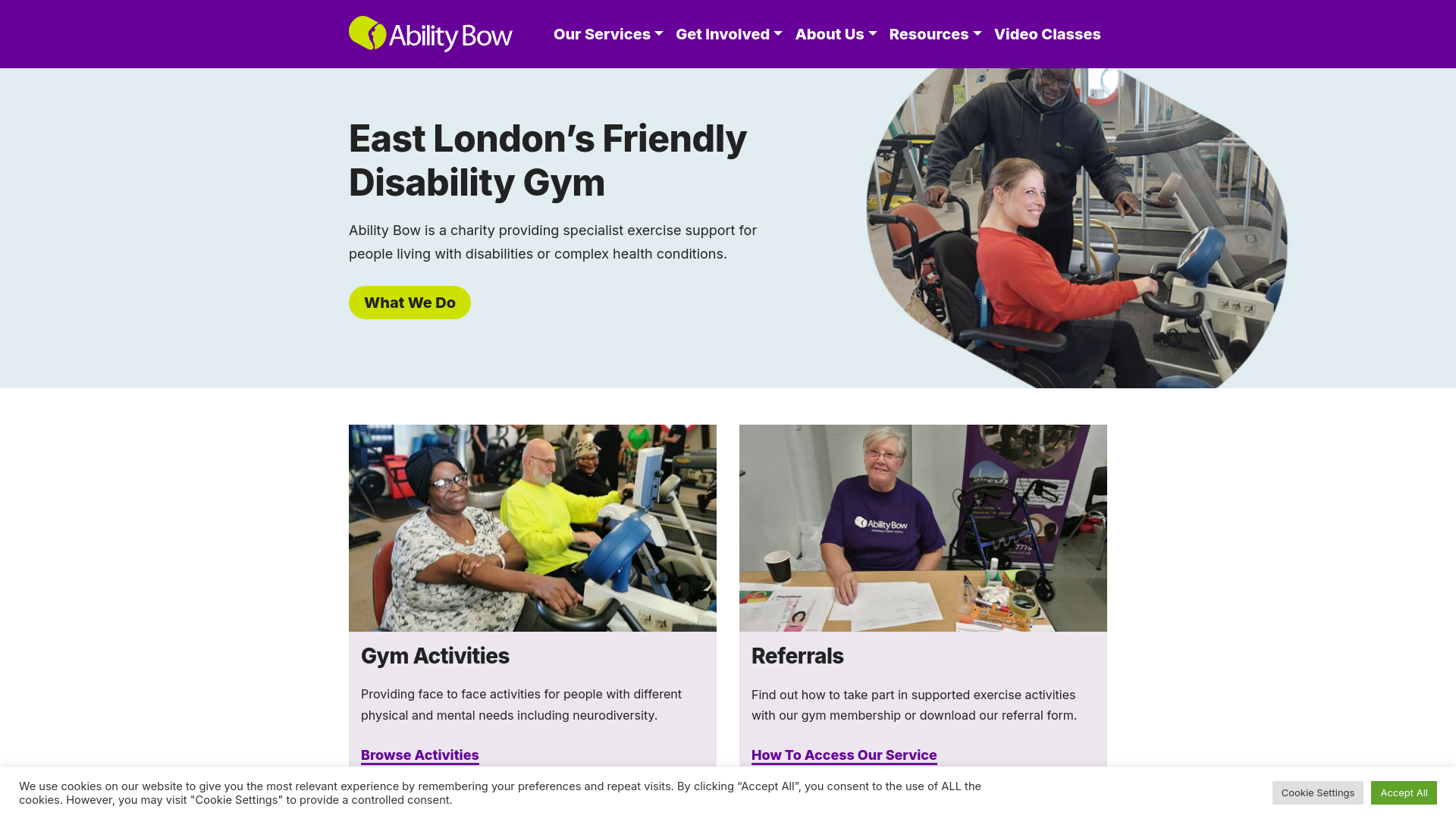 Website screenshot