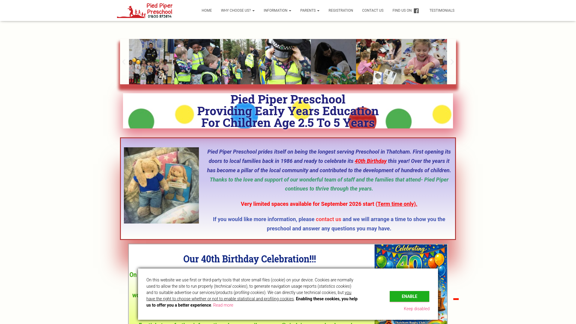 Website screenshot