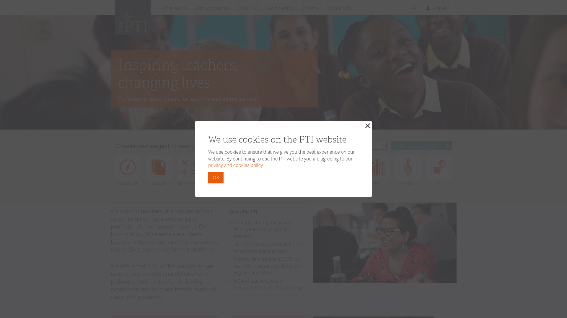 Website screenshot