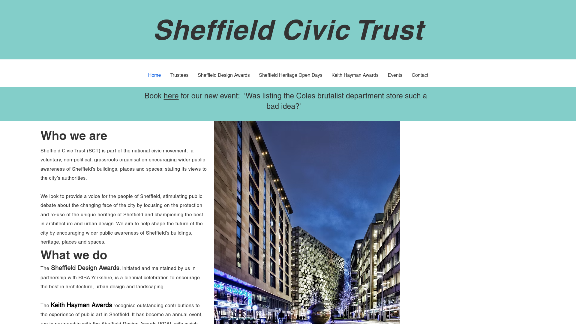 Website screenshot