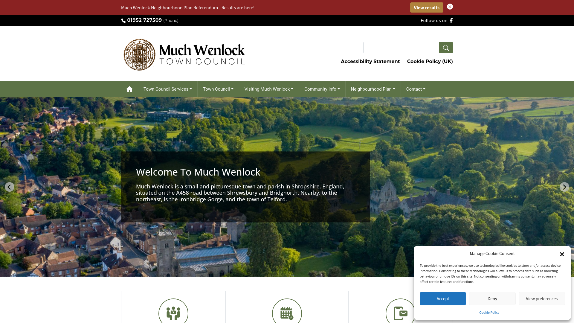 Website screenshot