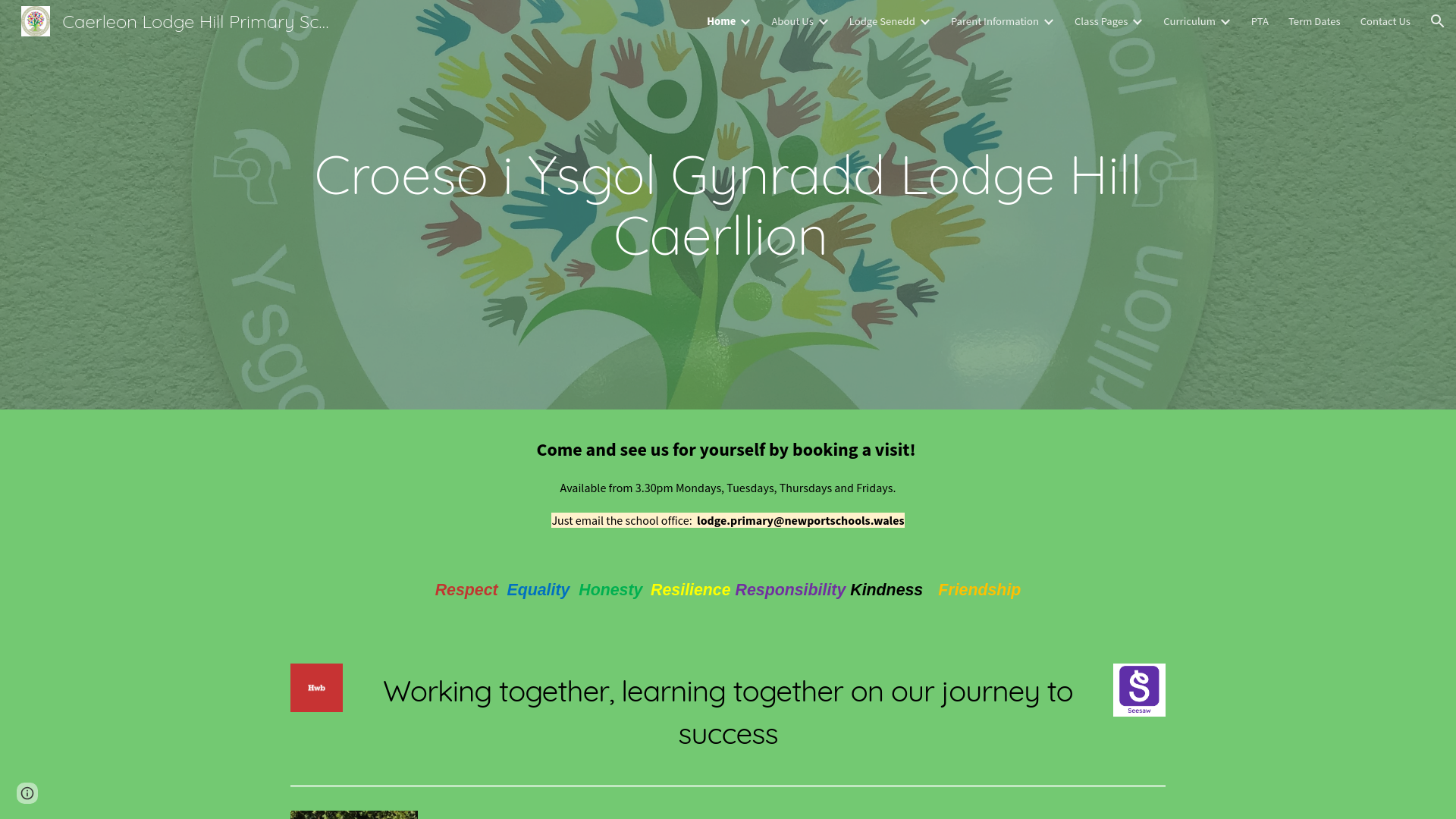 Website screenshot