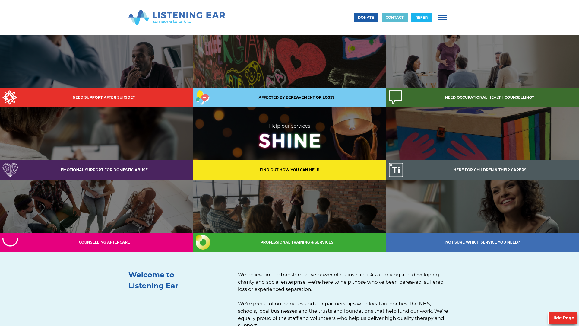 Website screenshot