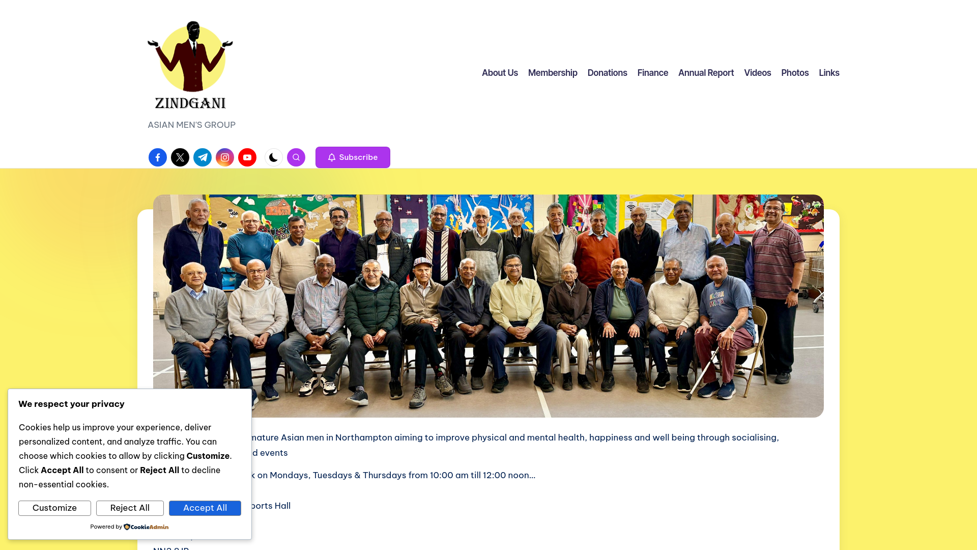 Website screenshot