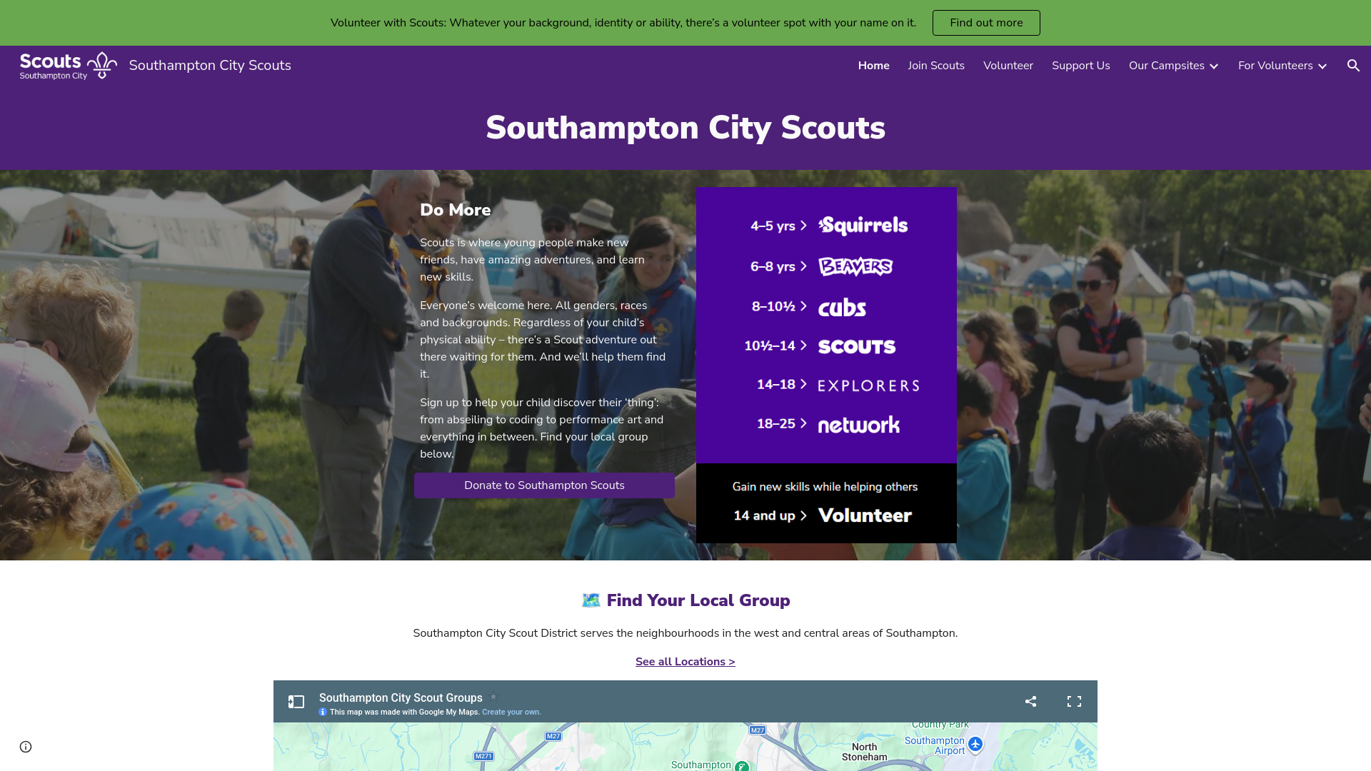 Website screenshot