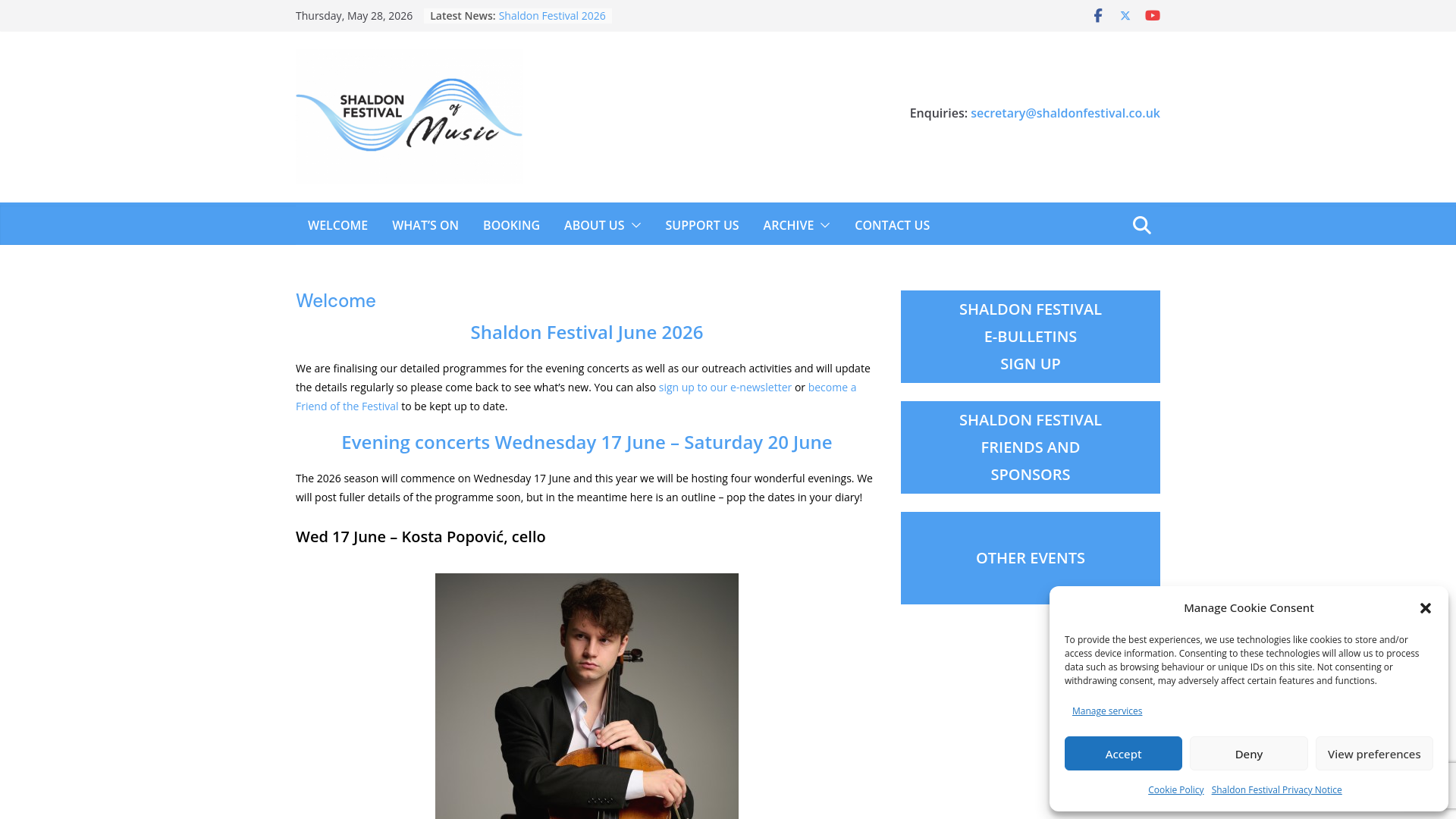 Website screenshot