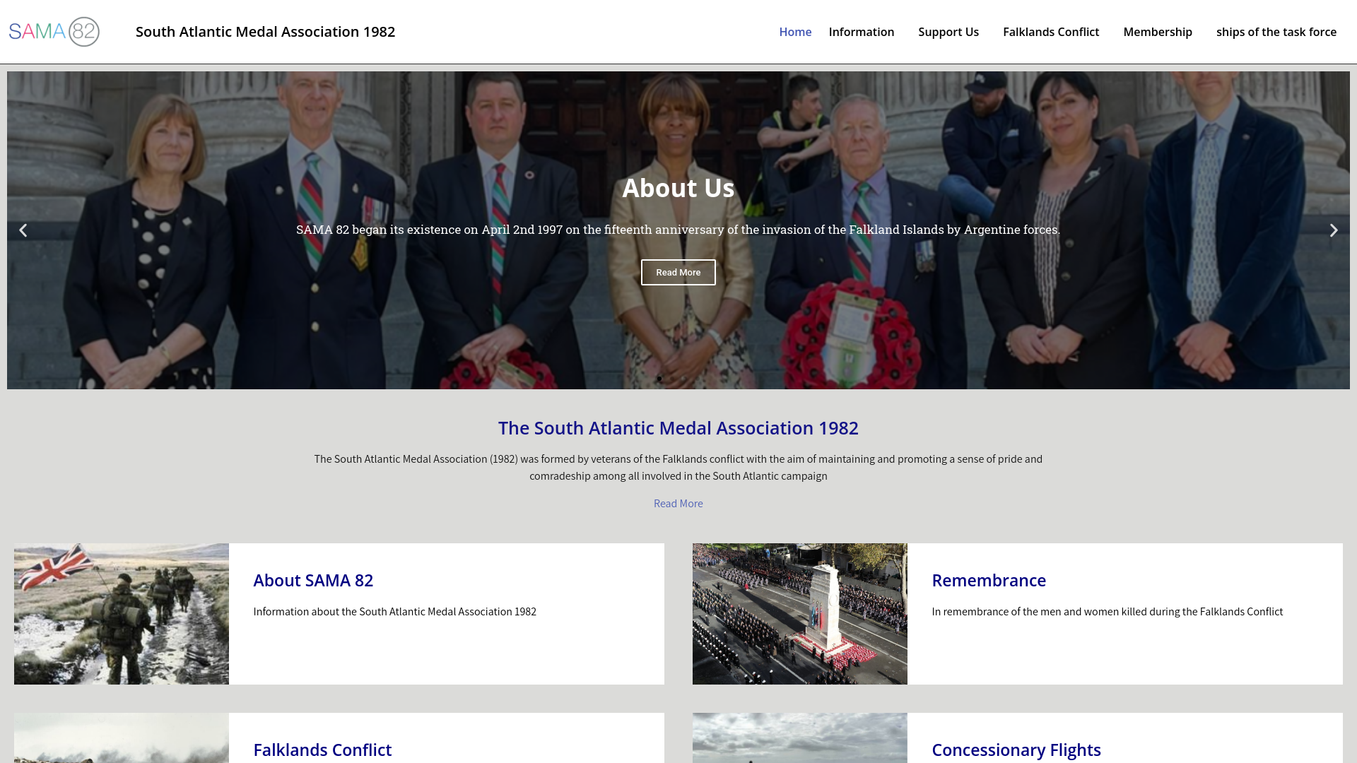 Website screenshot