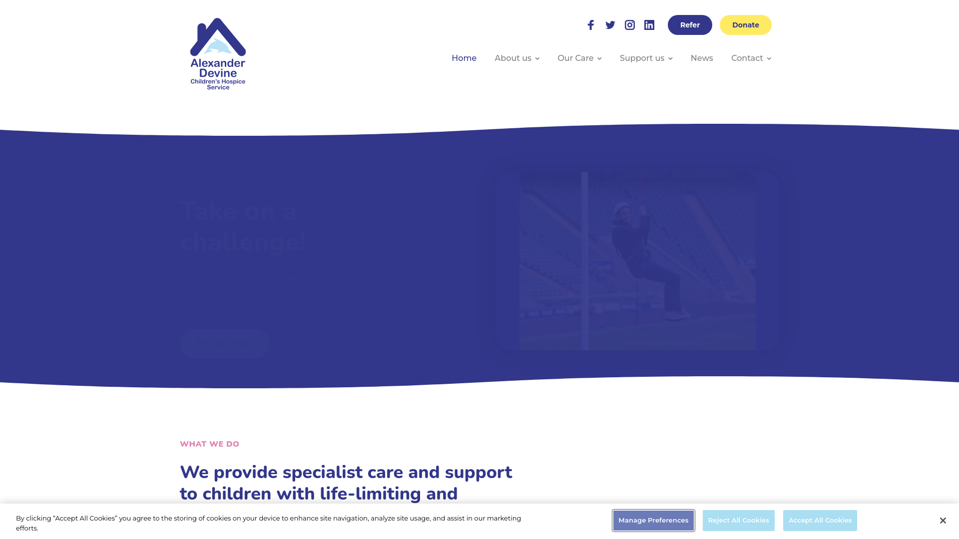 Website screenshot