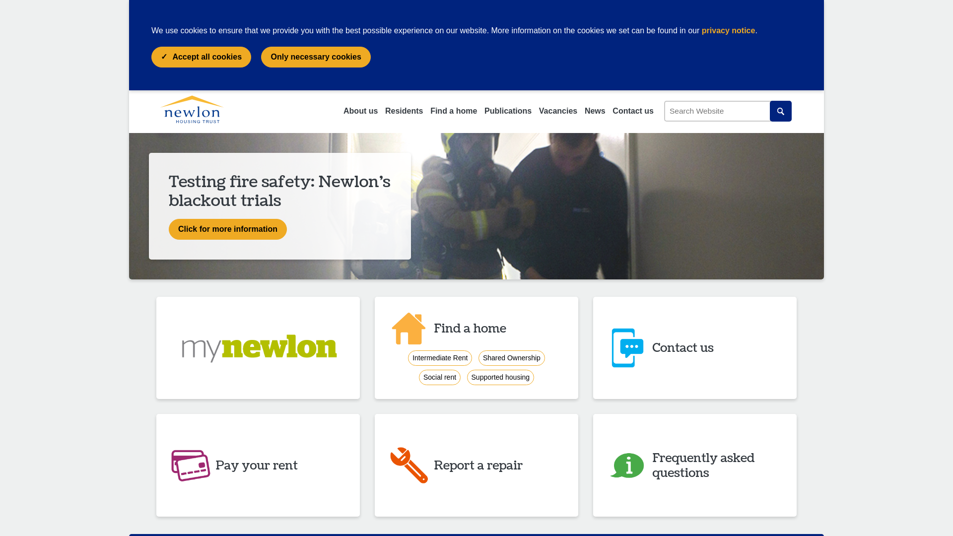 Website screenshot