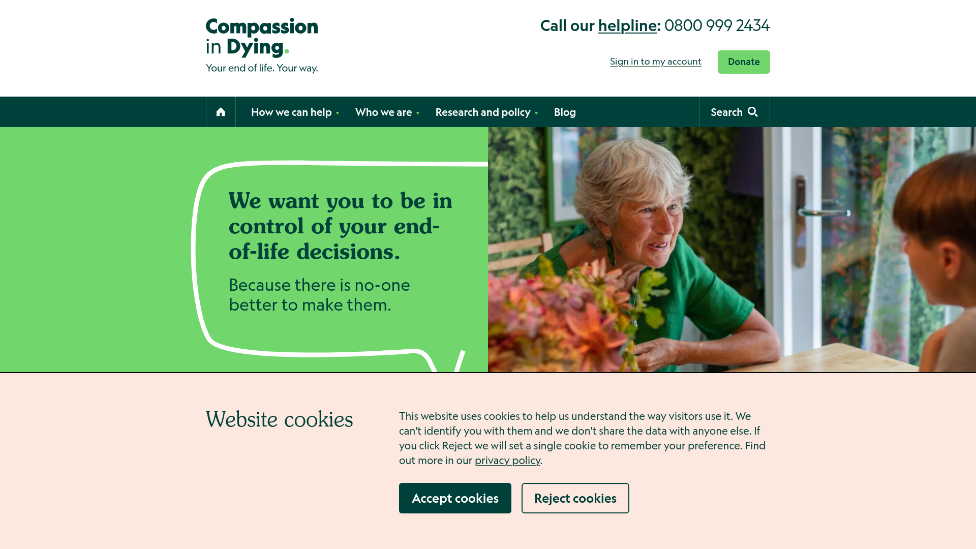 Website screenshot