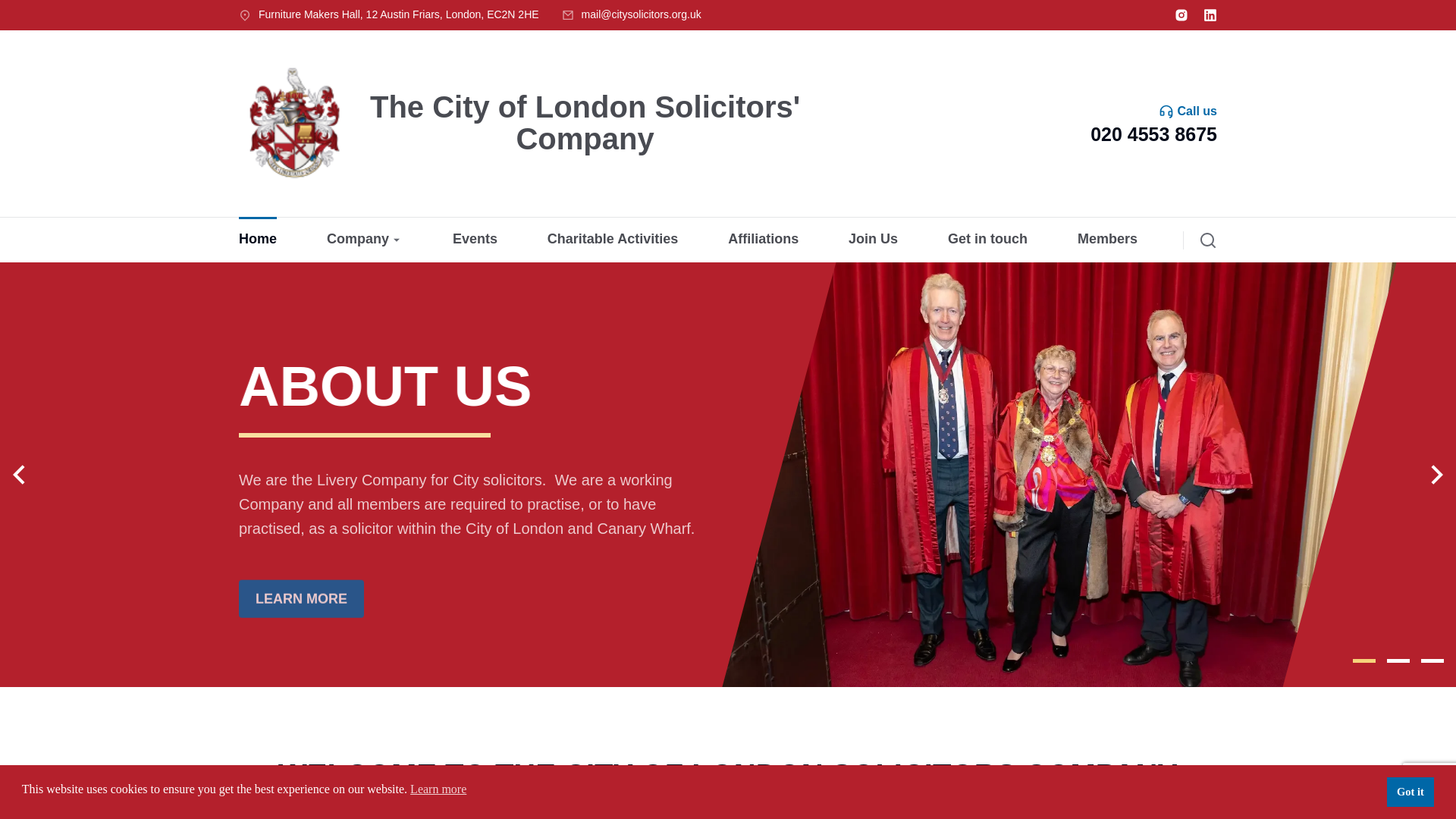 Website screenshot