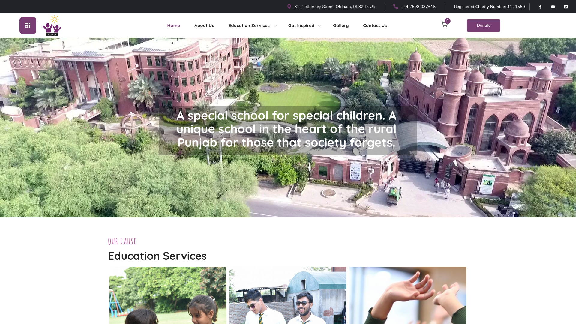 Website screenshot
