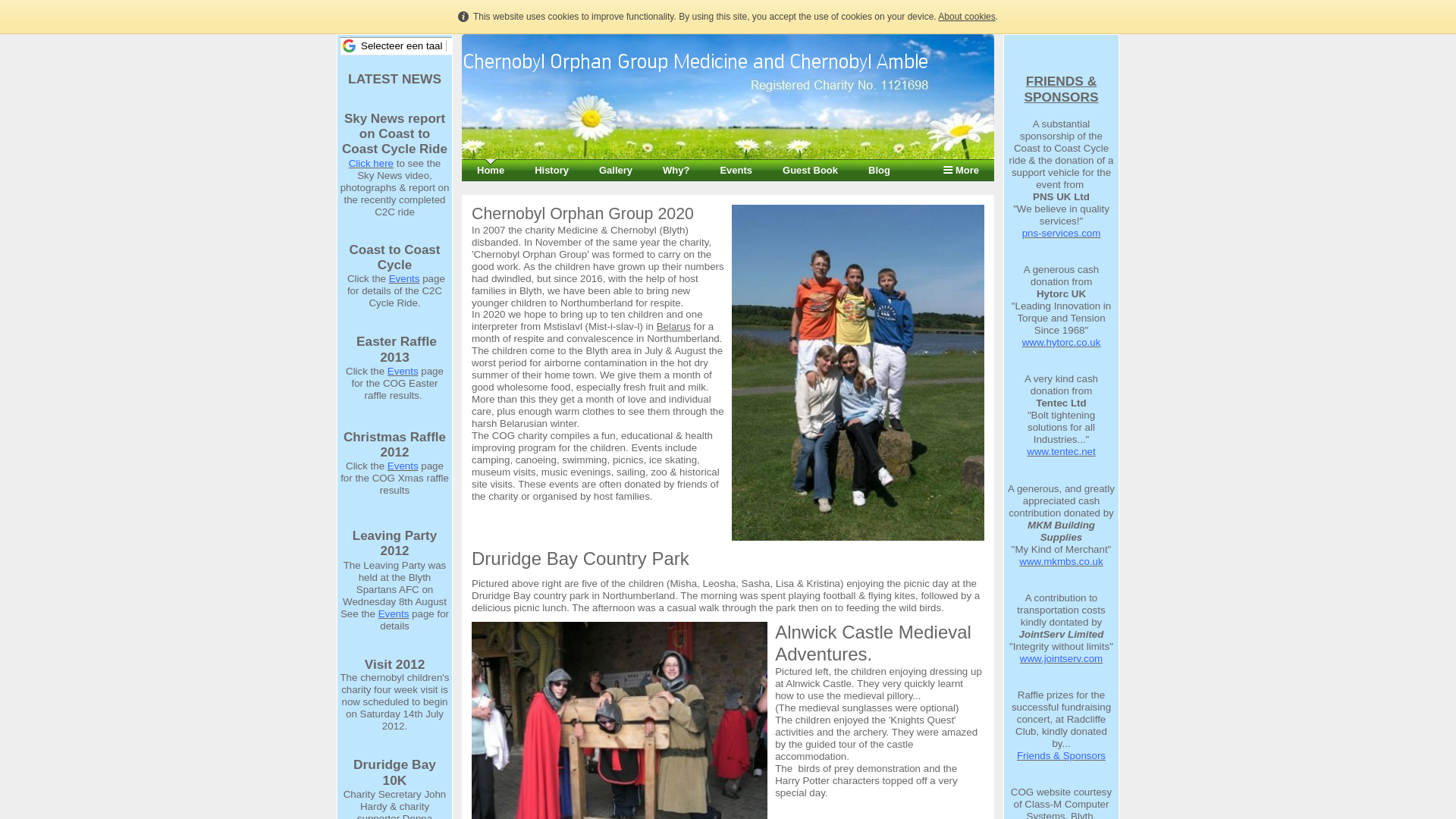 Website screenshot