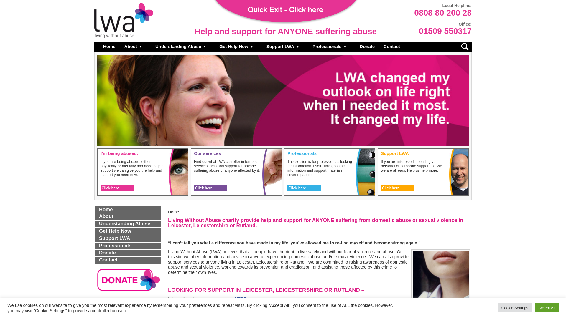 Website screenshot