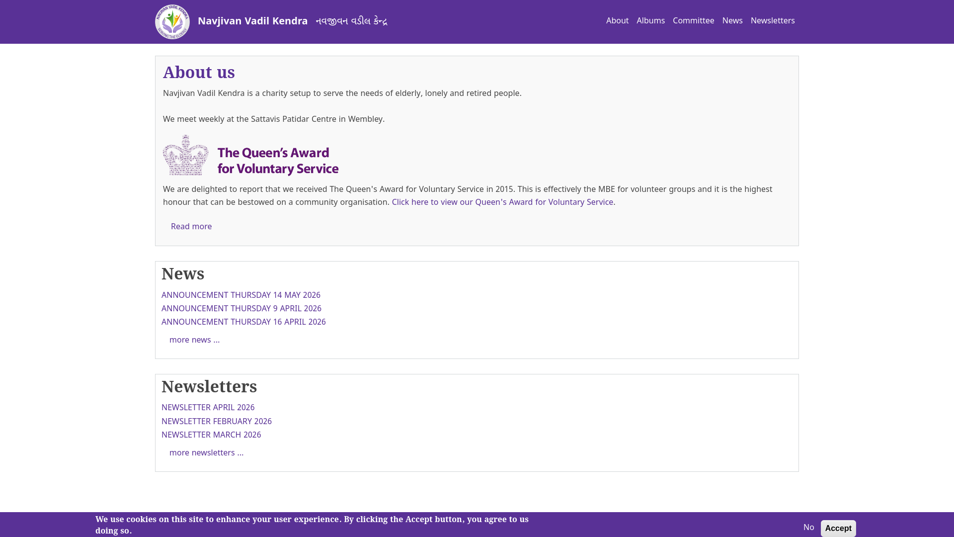 Website screenshot