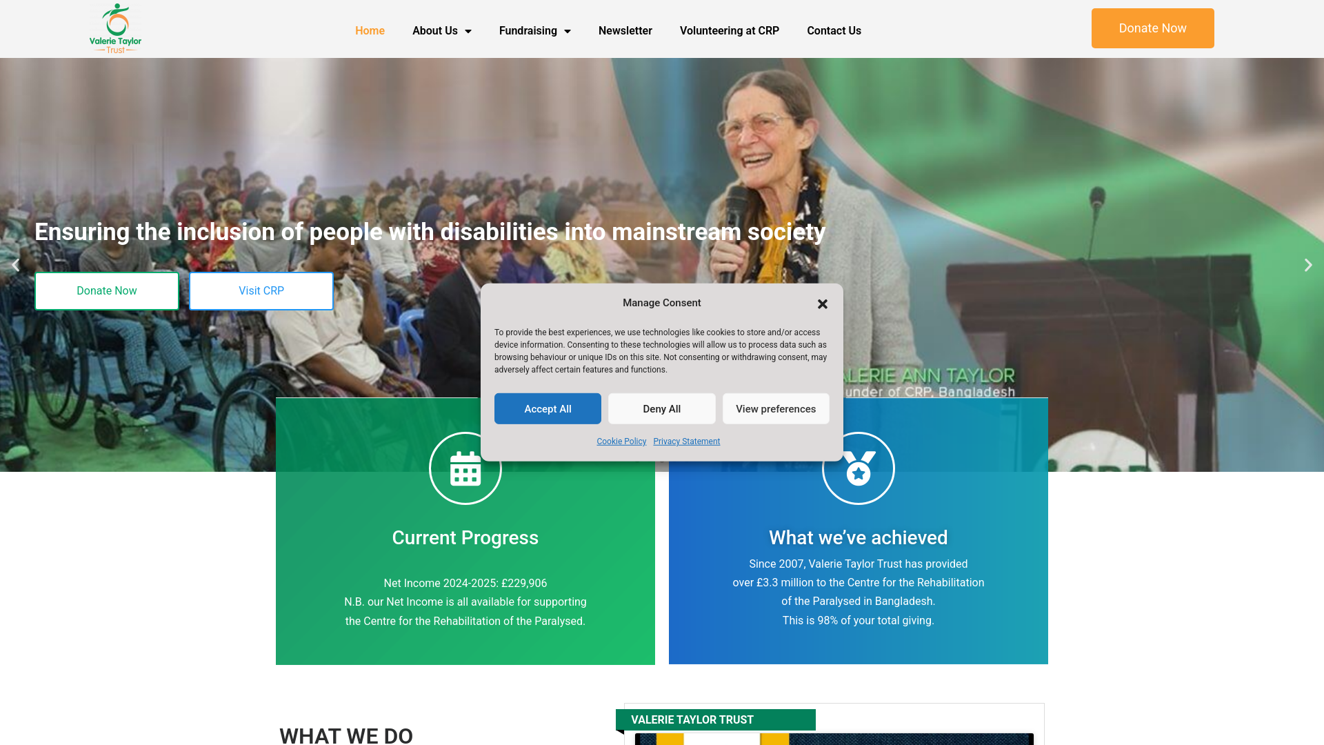 Website screenshot